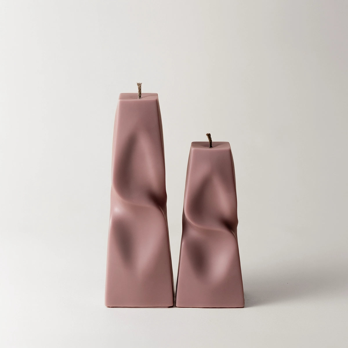 Twisted Pyramid Candle
