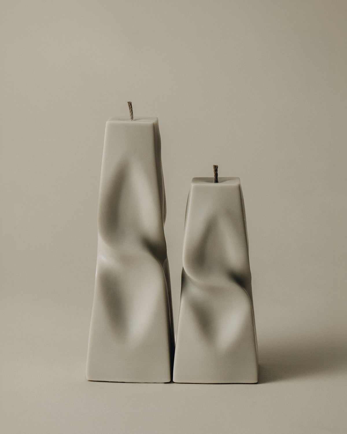 Twisted Pyramid Candle