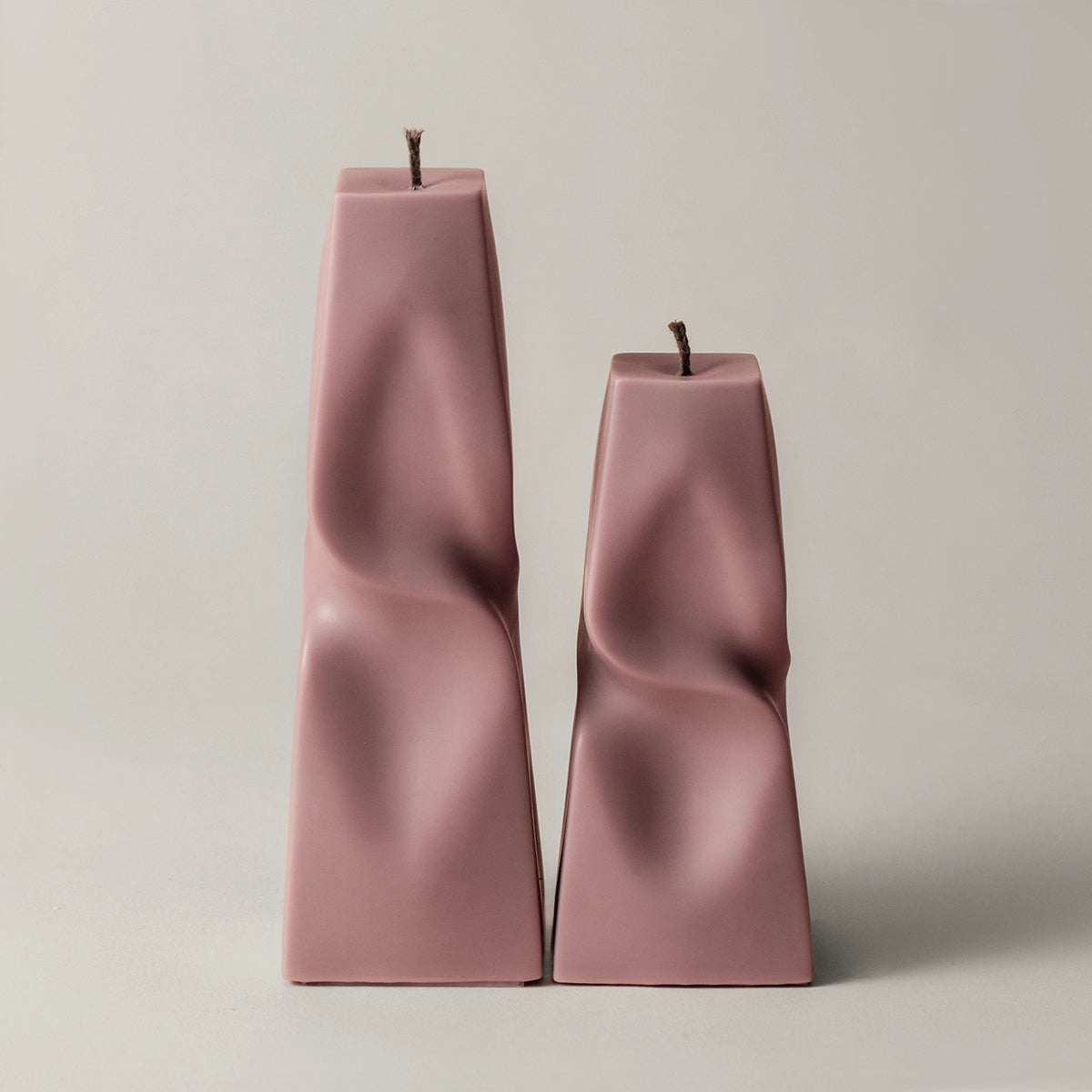Twisted Pyramid Candle