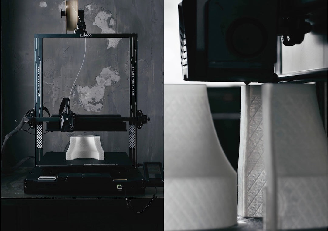 An FDM 3D-printed casting box for a silicone candle mold — LAWA Candles Los Angeles