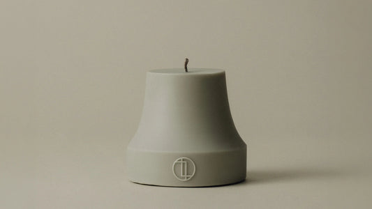 Final result of the candle that went through all stages of production - from master model to unmolded piece. 