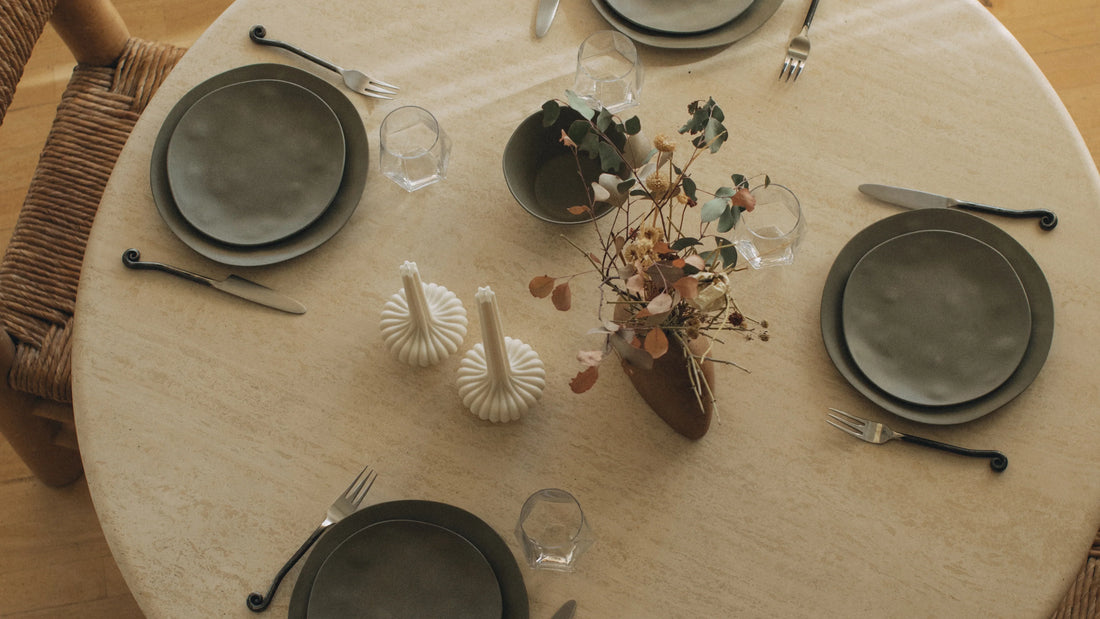 How to Decorate With Sculptural Candles: Shelf, Table & Mantel Ideas