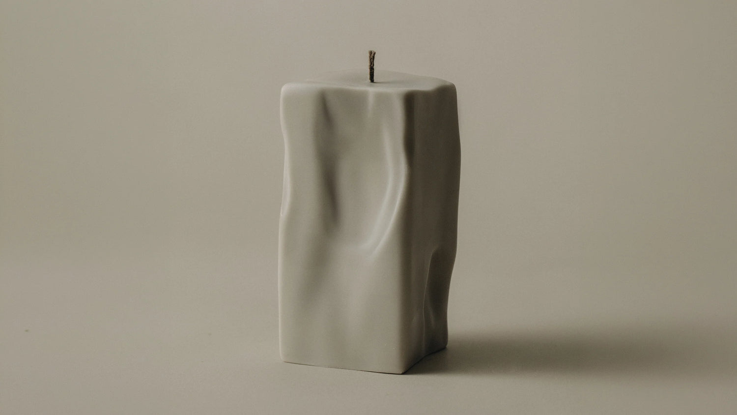 Raw Block Candle - Large - Earthy Green
