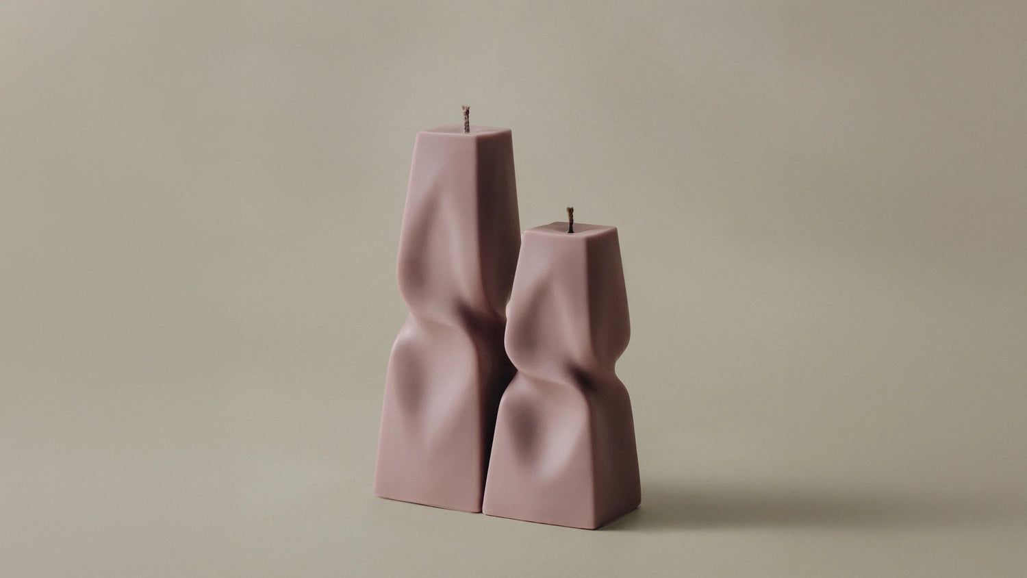 Pillar Candles | Sculptural Hand-Poured Pillar Candles