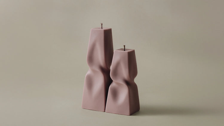 Pillar Candles | Sculptural Hand-Poured Pillar Candles