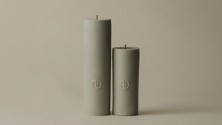 Set of 2 Candles | Sculptural Candle Sets Hand-Poured in LA
