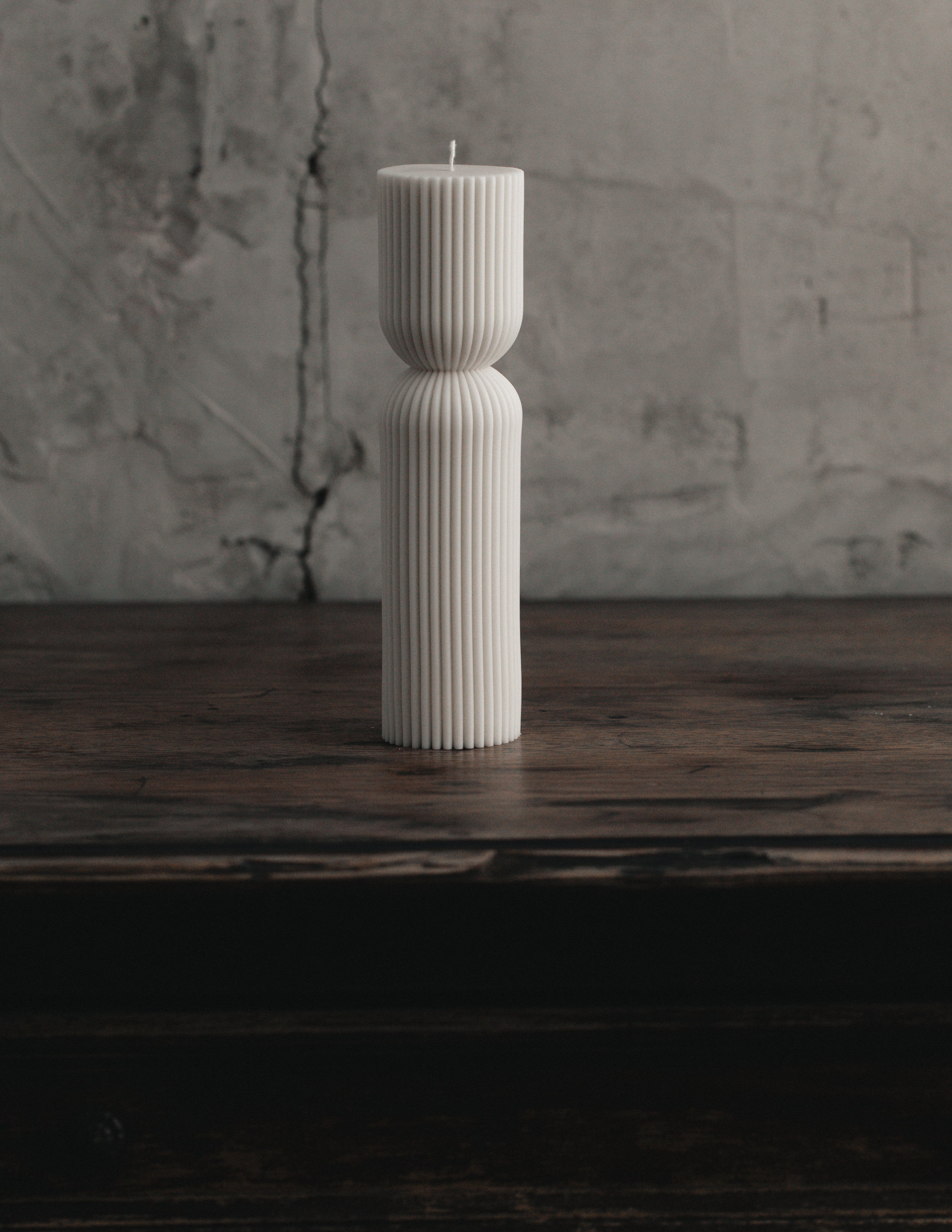 Hourglass Pillar Candle