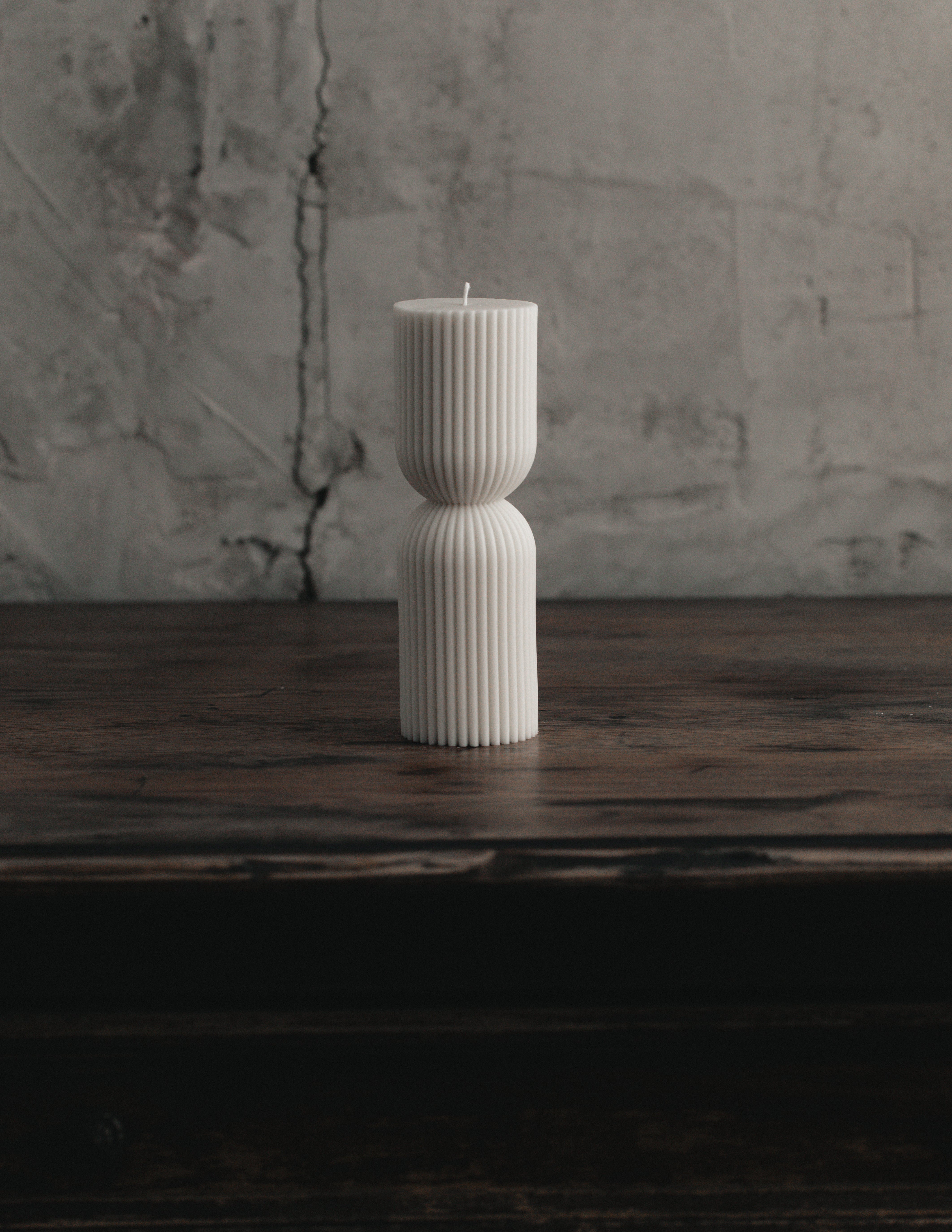 Hourglass Pillar Candle