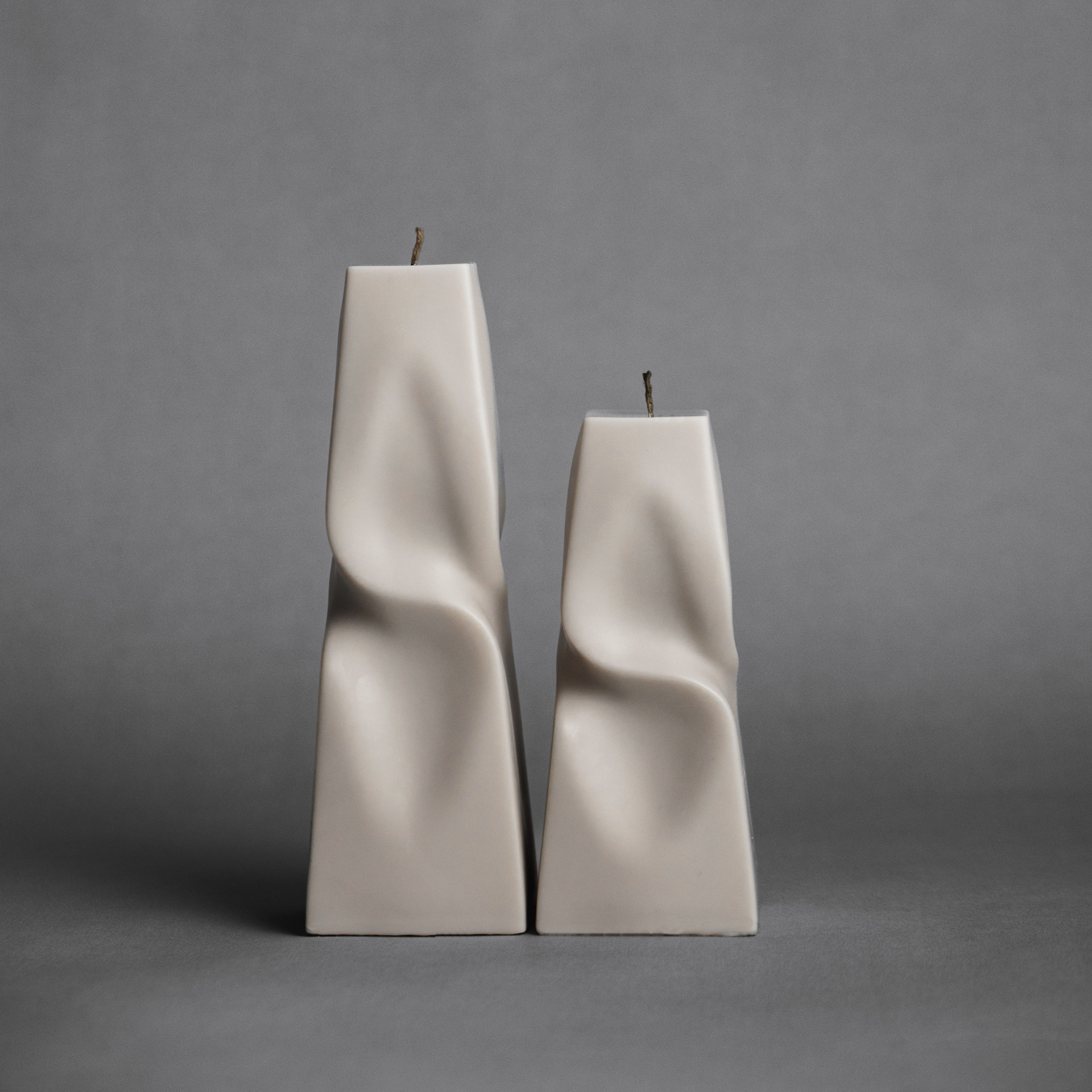 Twisted Pyramid Candle