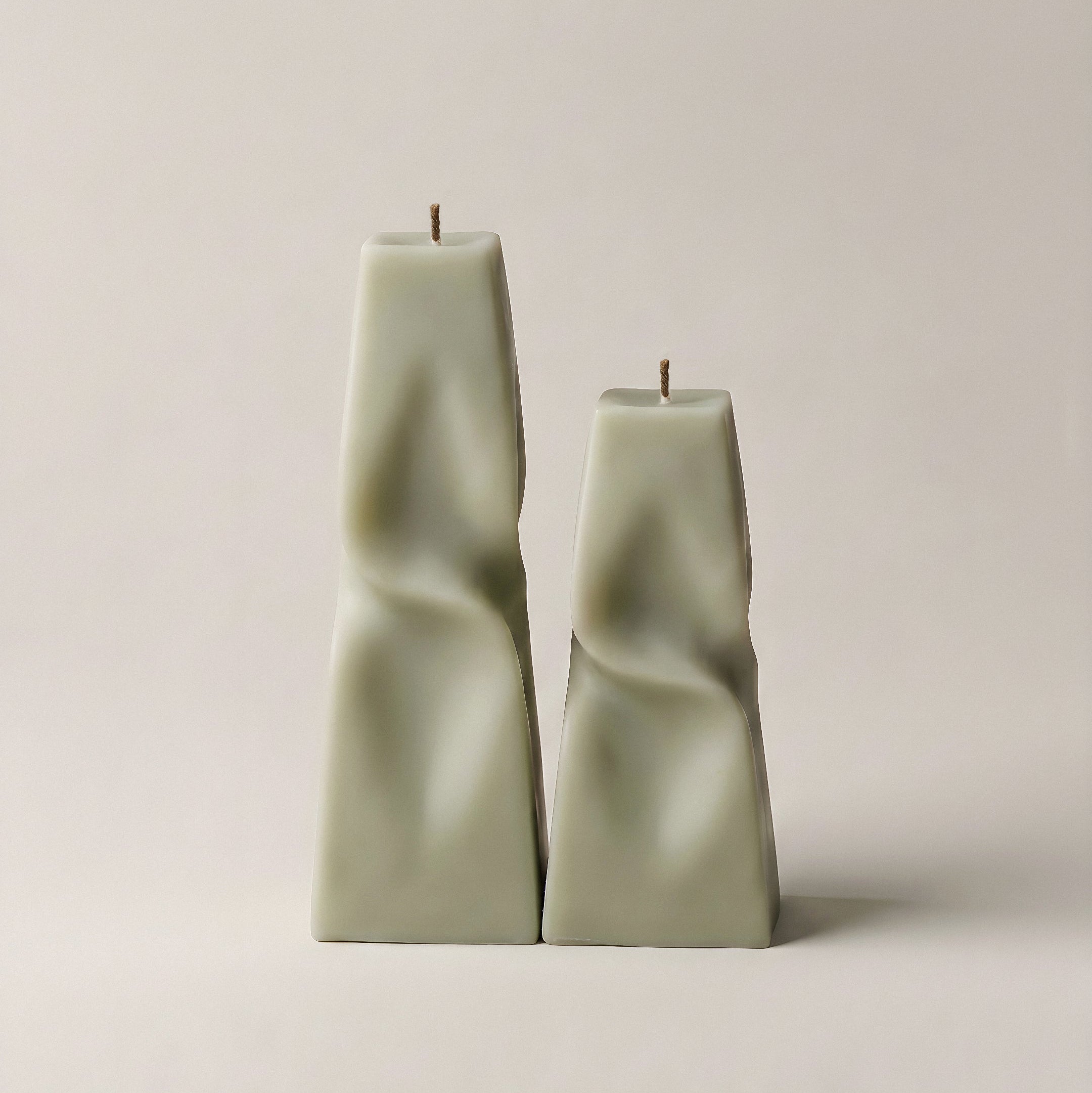 Twisted Pyramid Candle