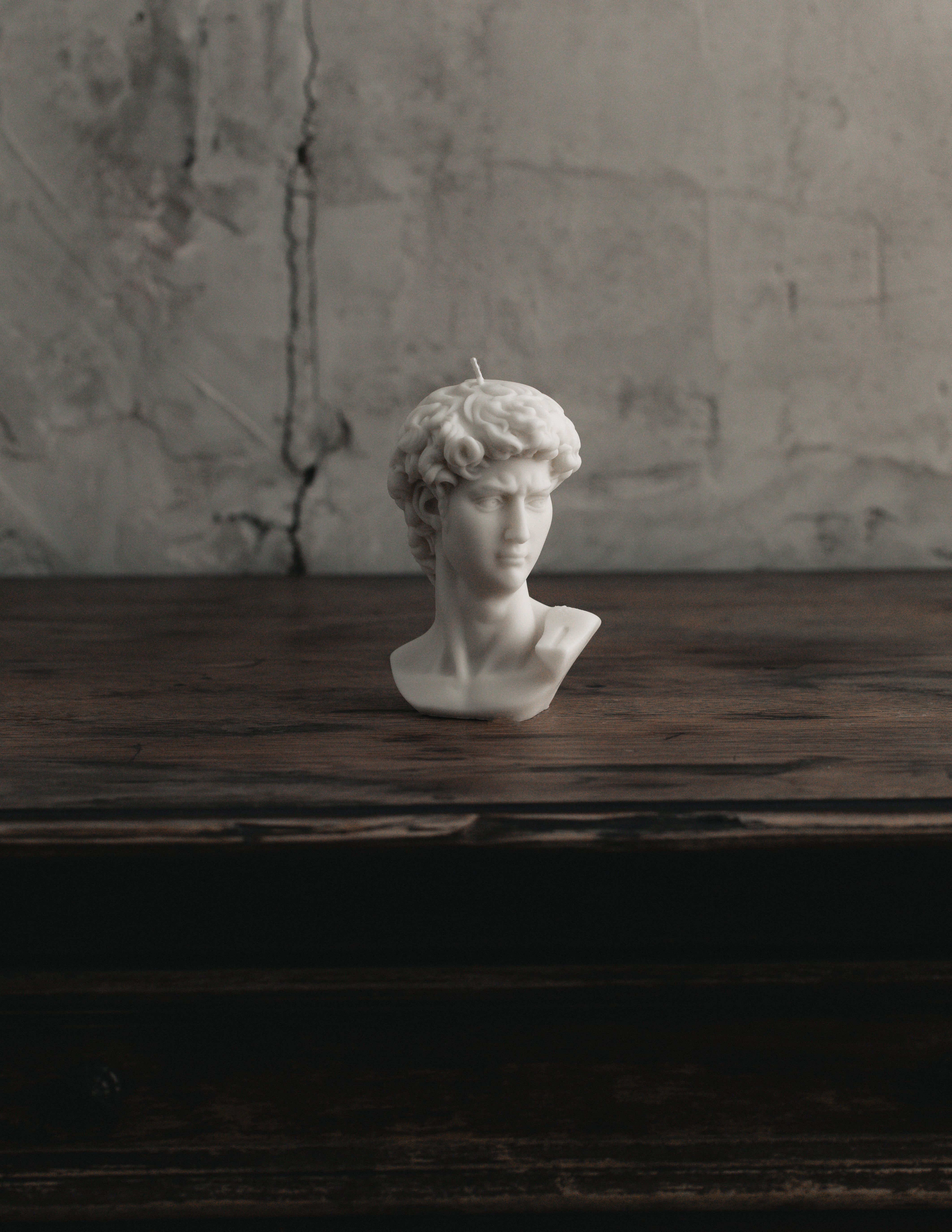 David Bust Candle