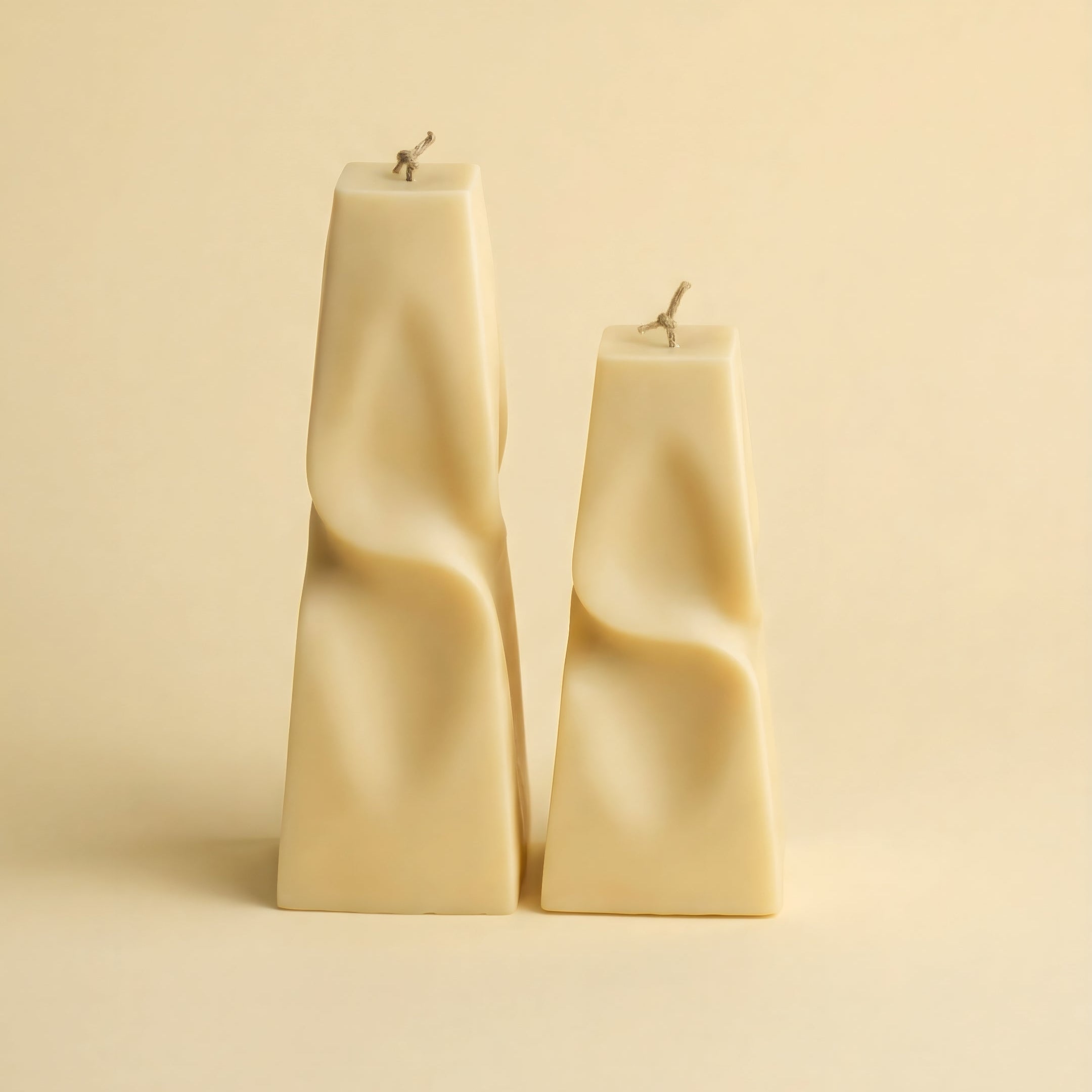Twisted Pyramid Candle