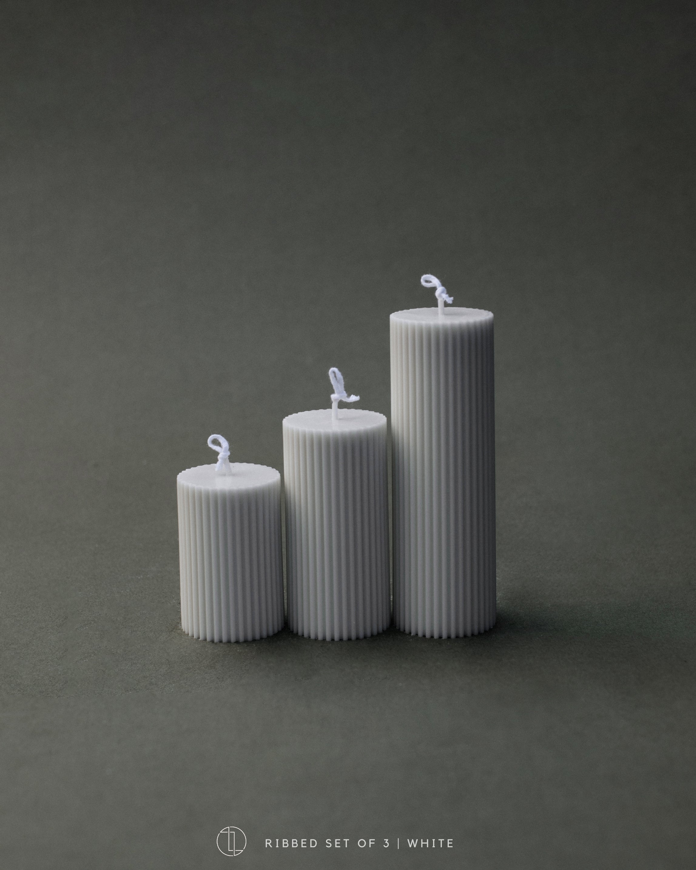 Ribbed Candle