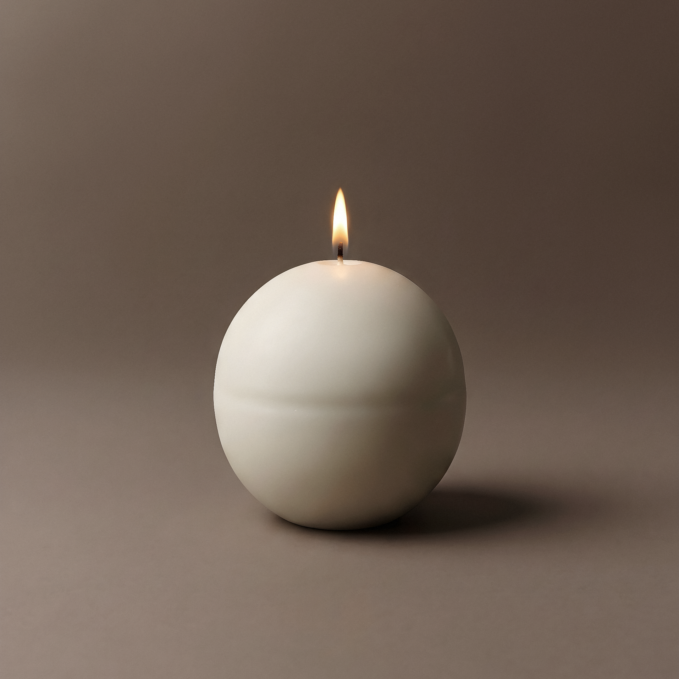 Imperfect Sphere Candle