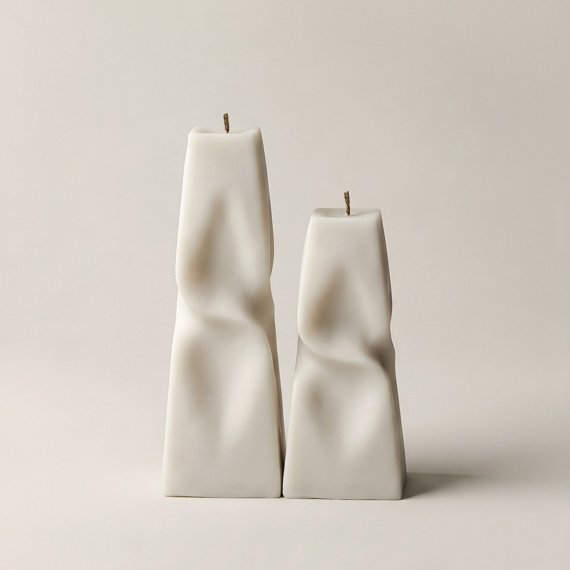 Twisted Pyramid Candle