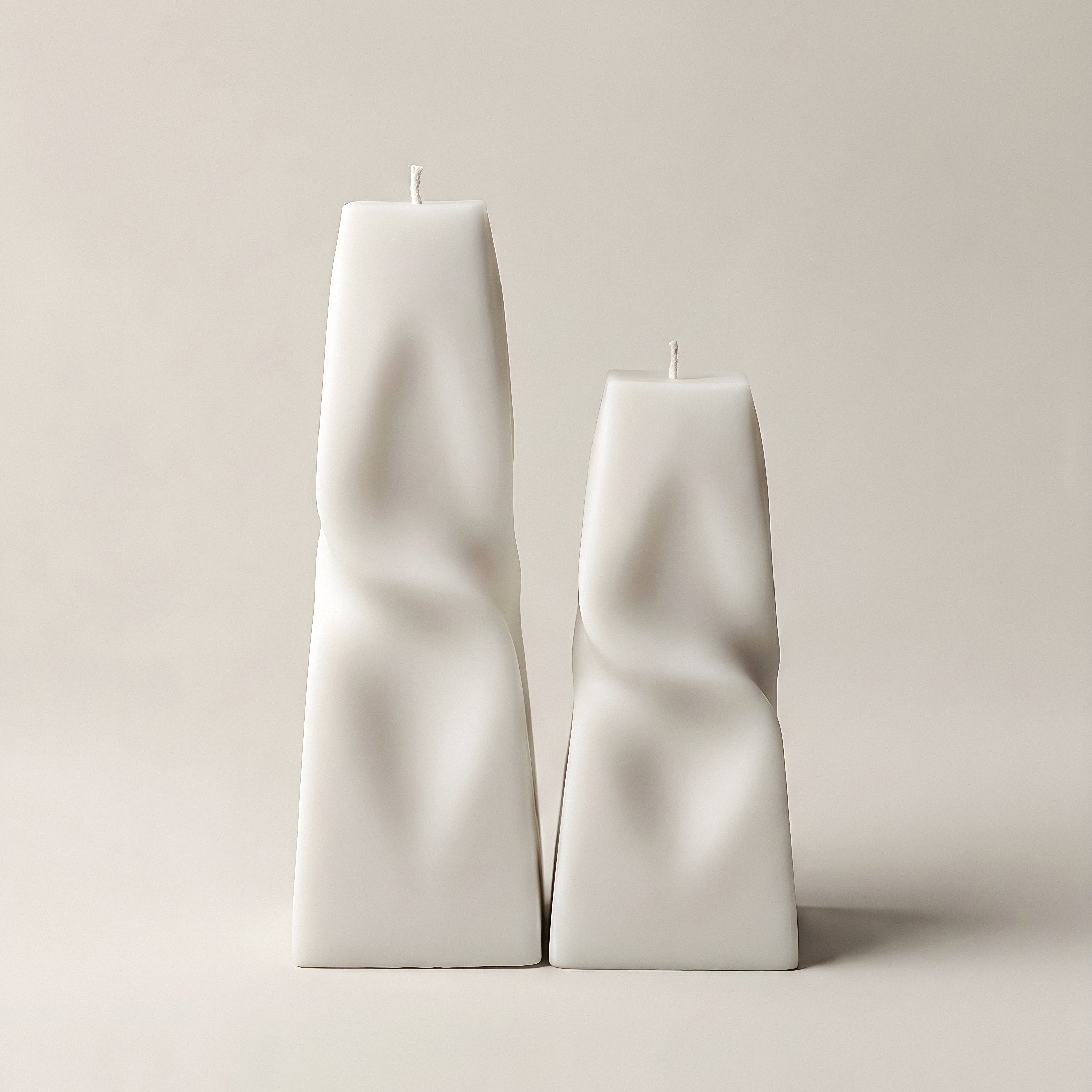 Twisted Pyramid Candle