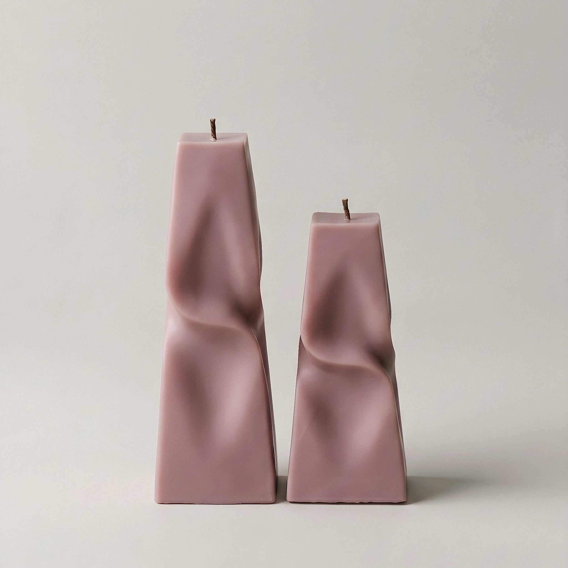 Twisted Pyramid Candle