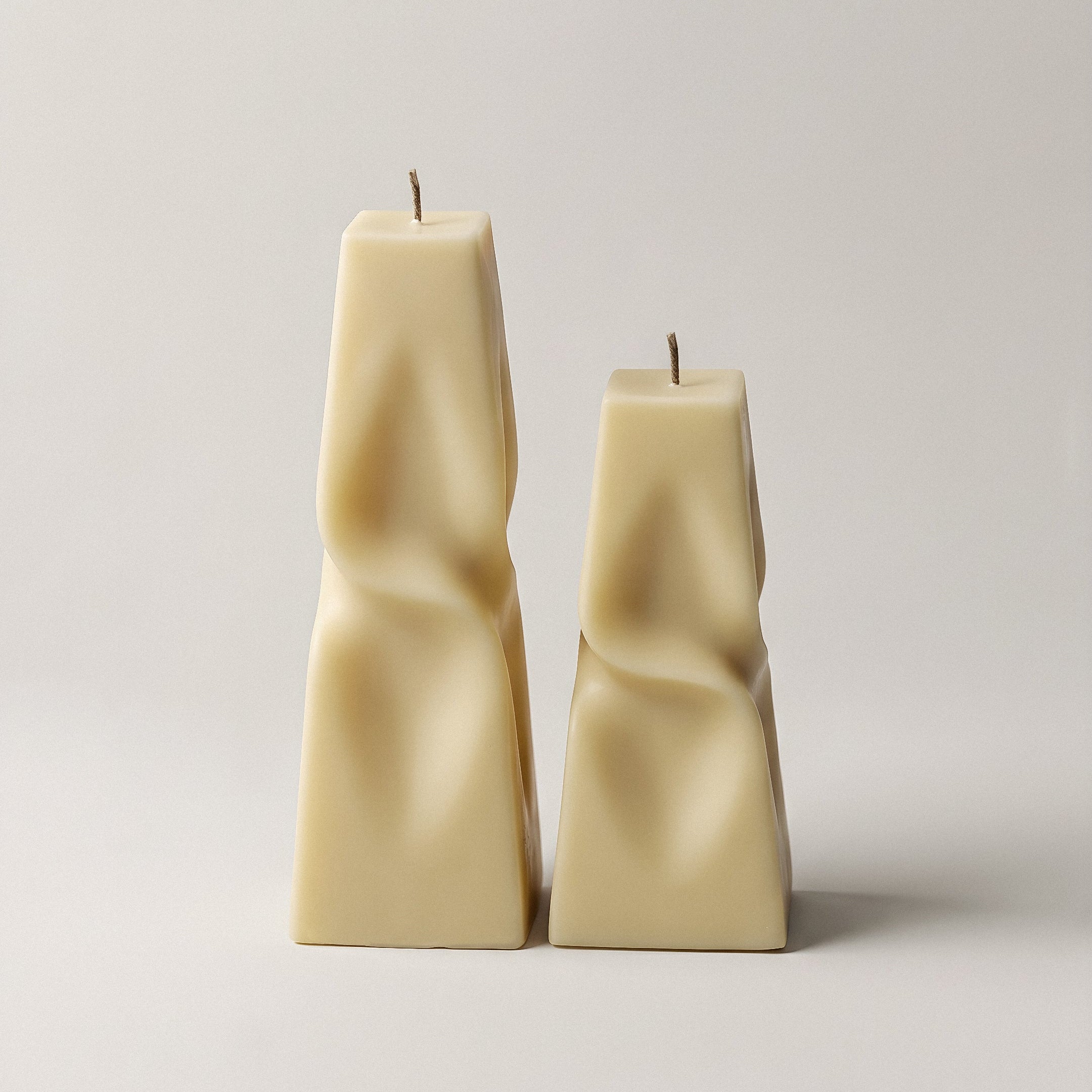 Twisted Pyramid Candle