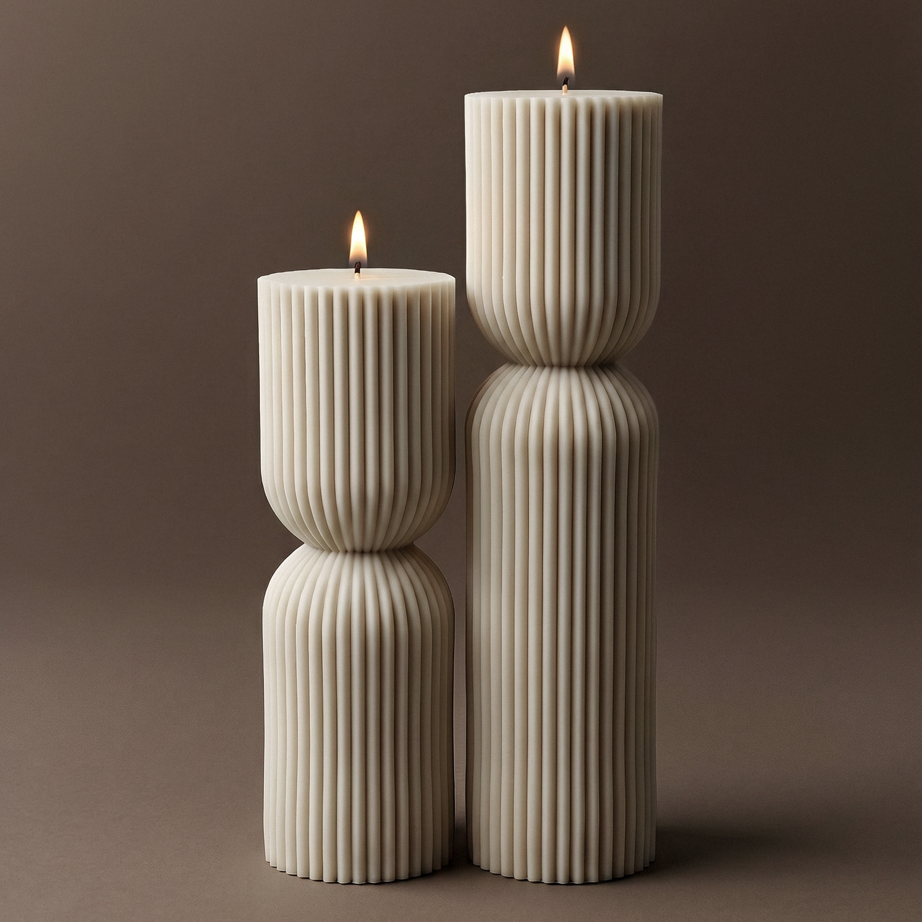 Hourglass Pillar Candle