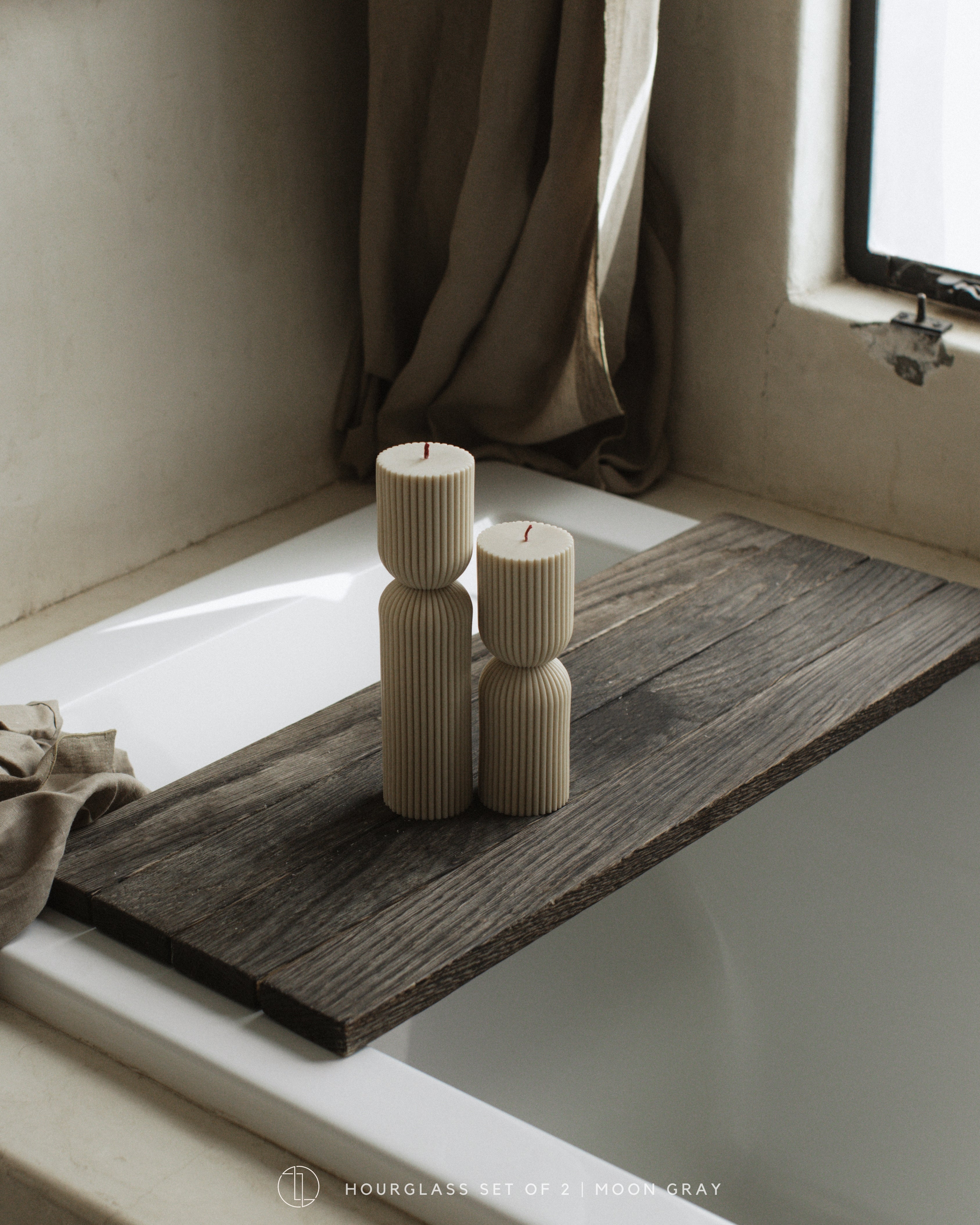 Hourglass Pillar Candle