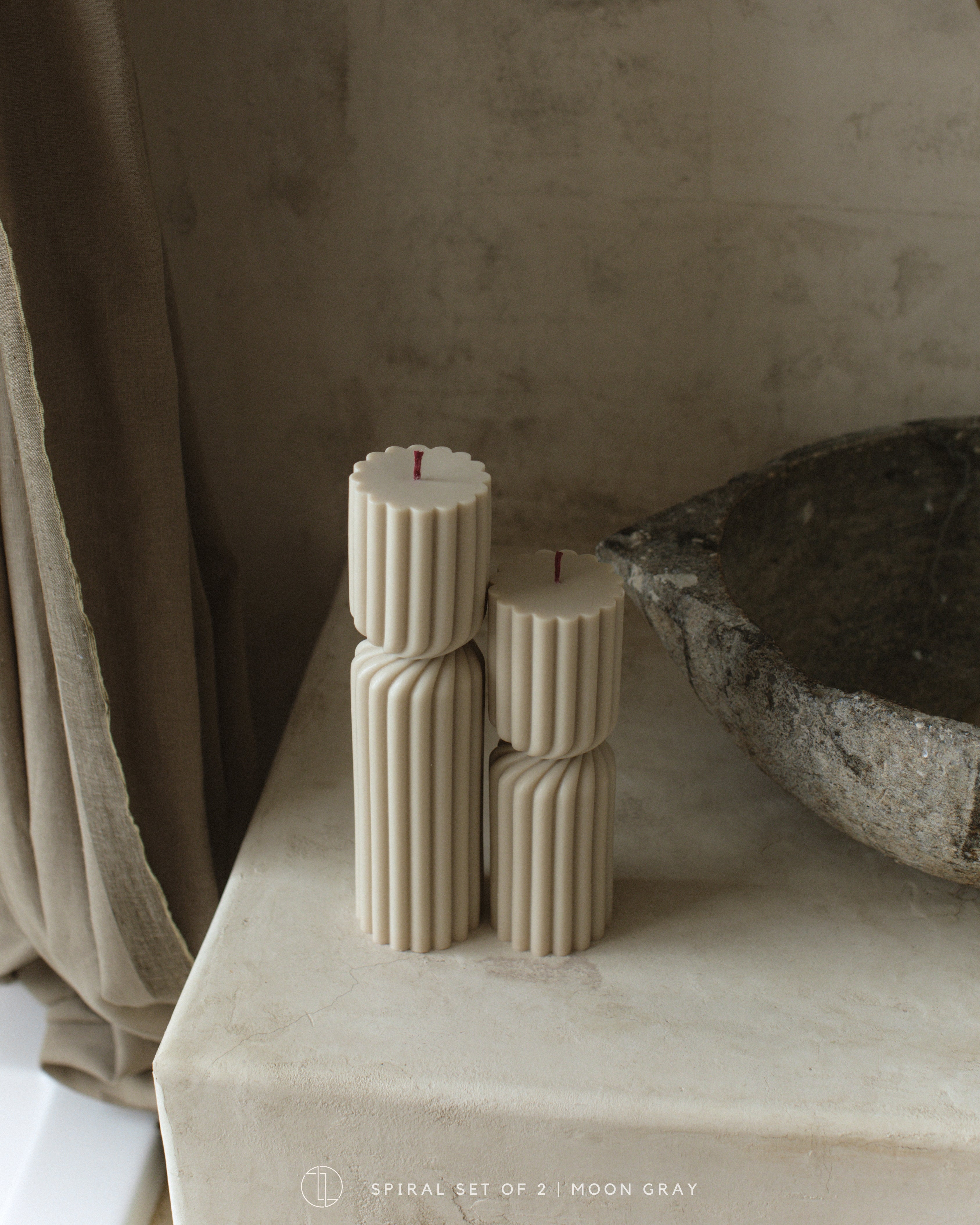 Spiral Spire Candle