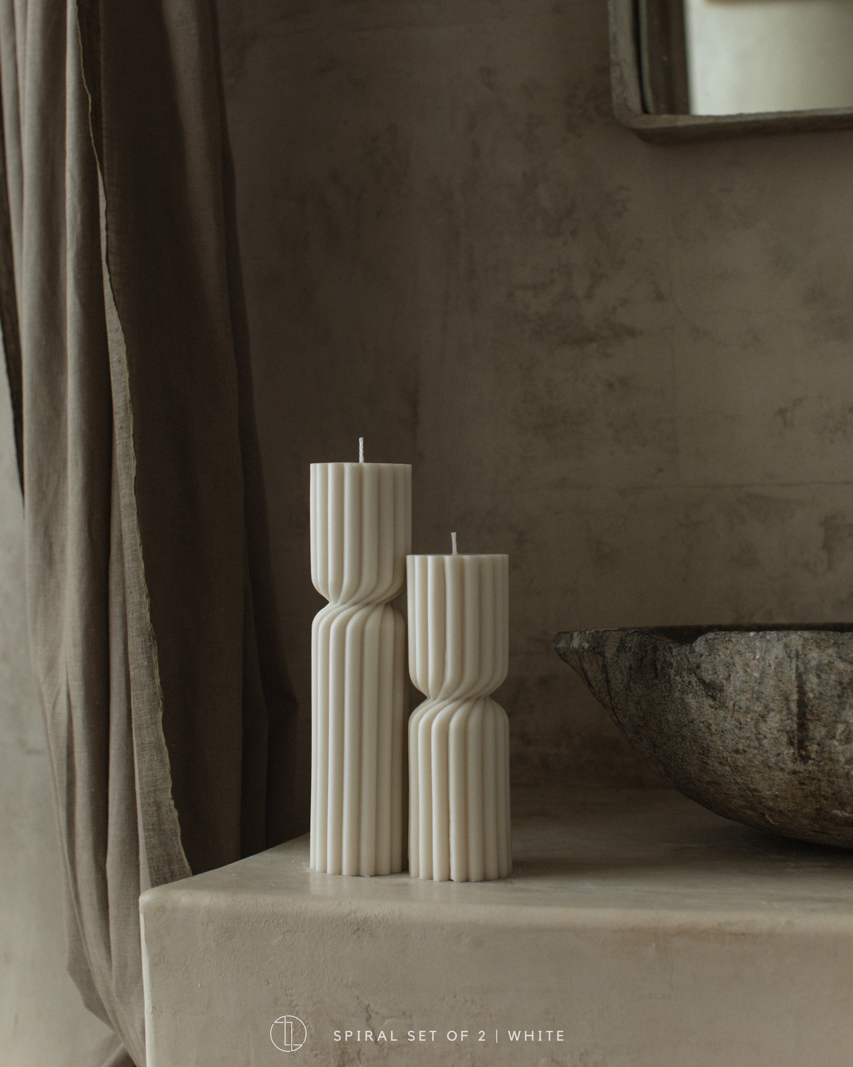 Spiral Spire Candle