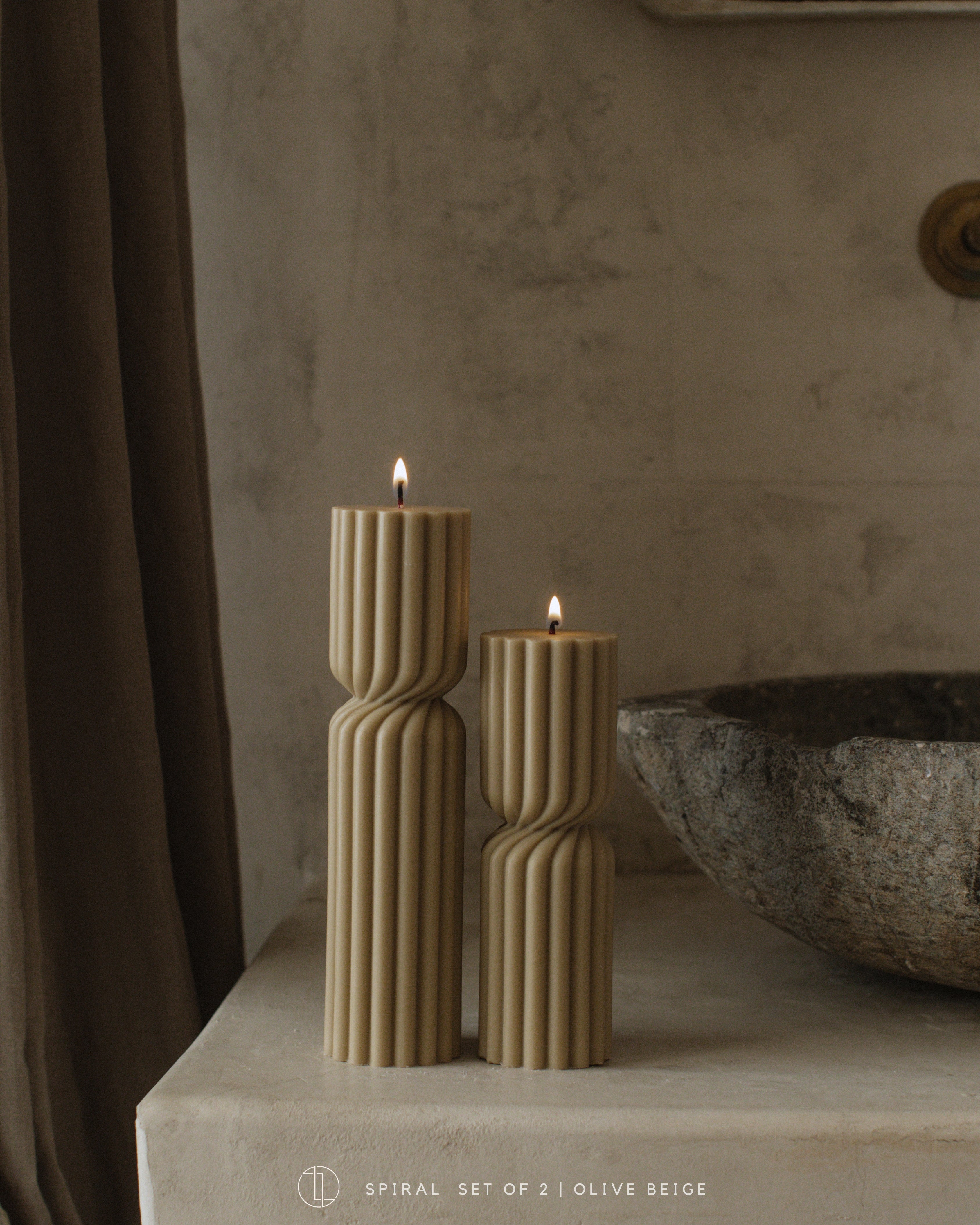 Spiral Spire Candle