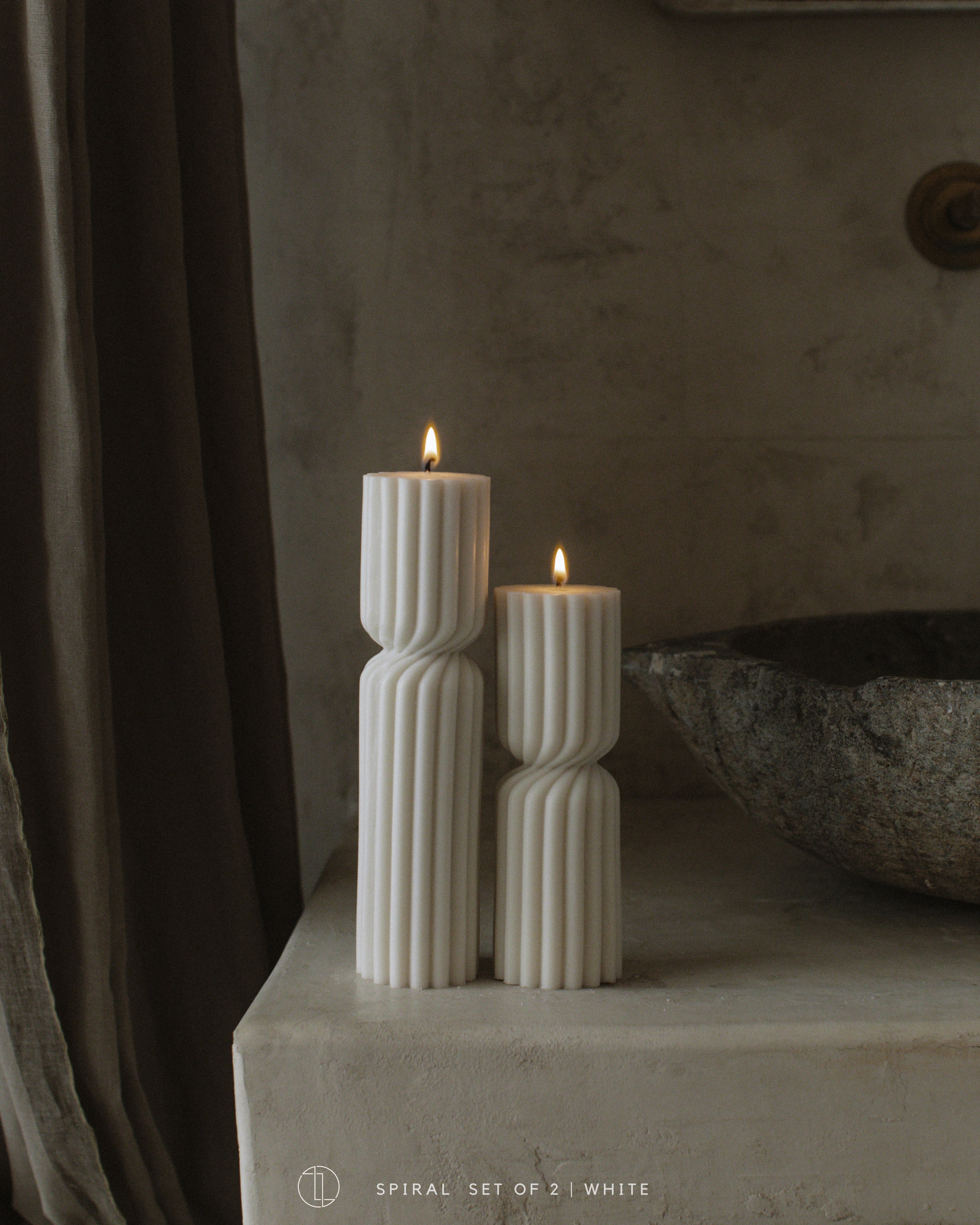 Spiral Spire Candle