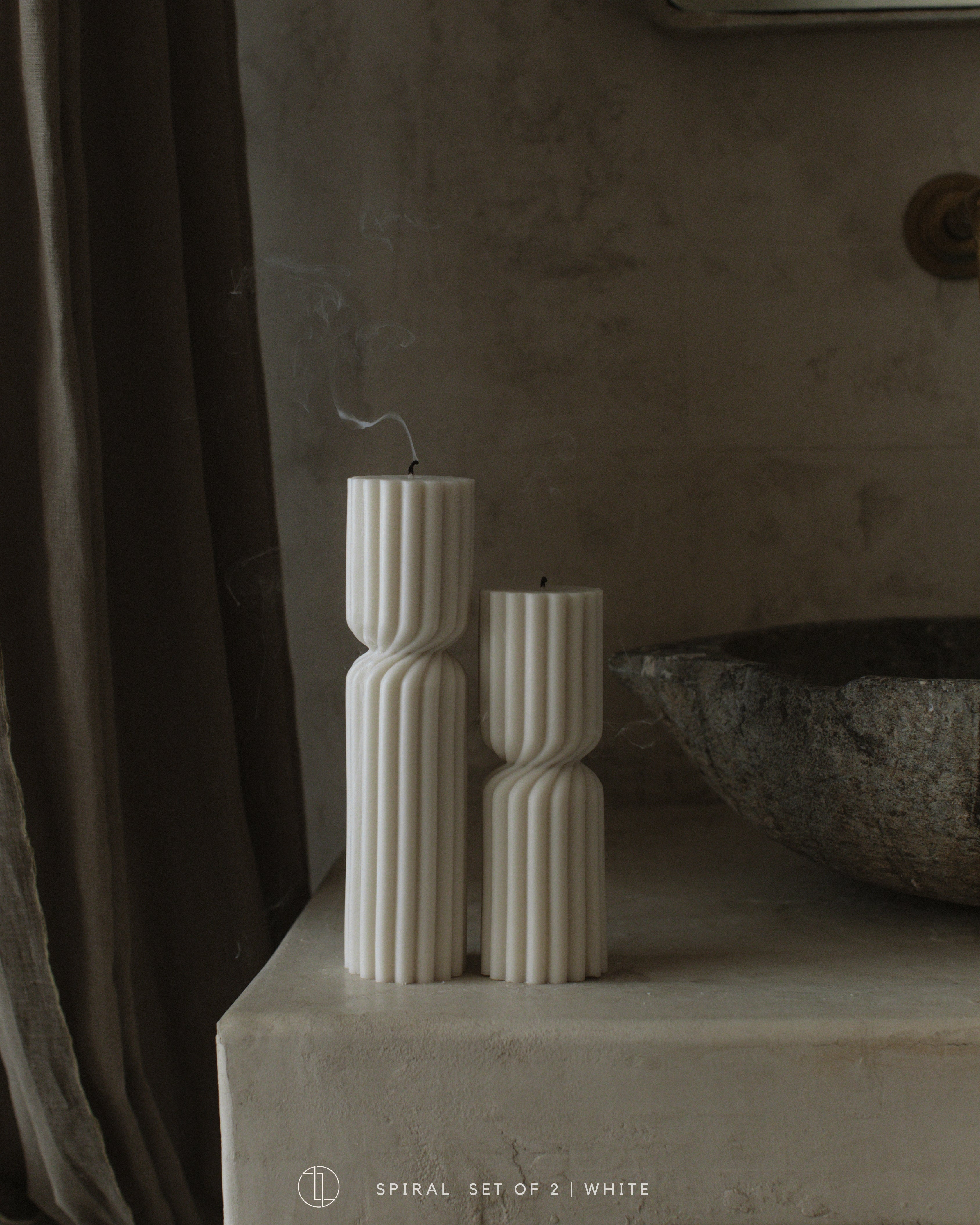Spiral Spire Candle