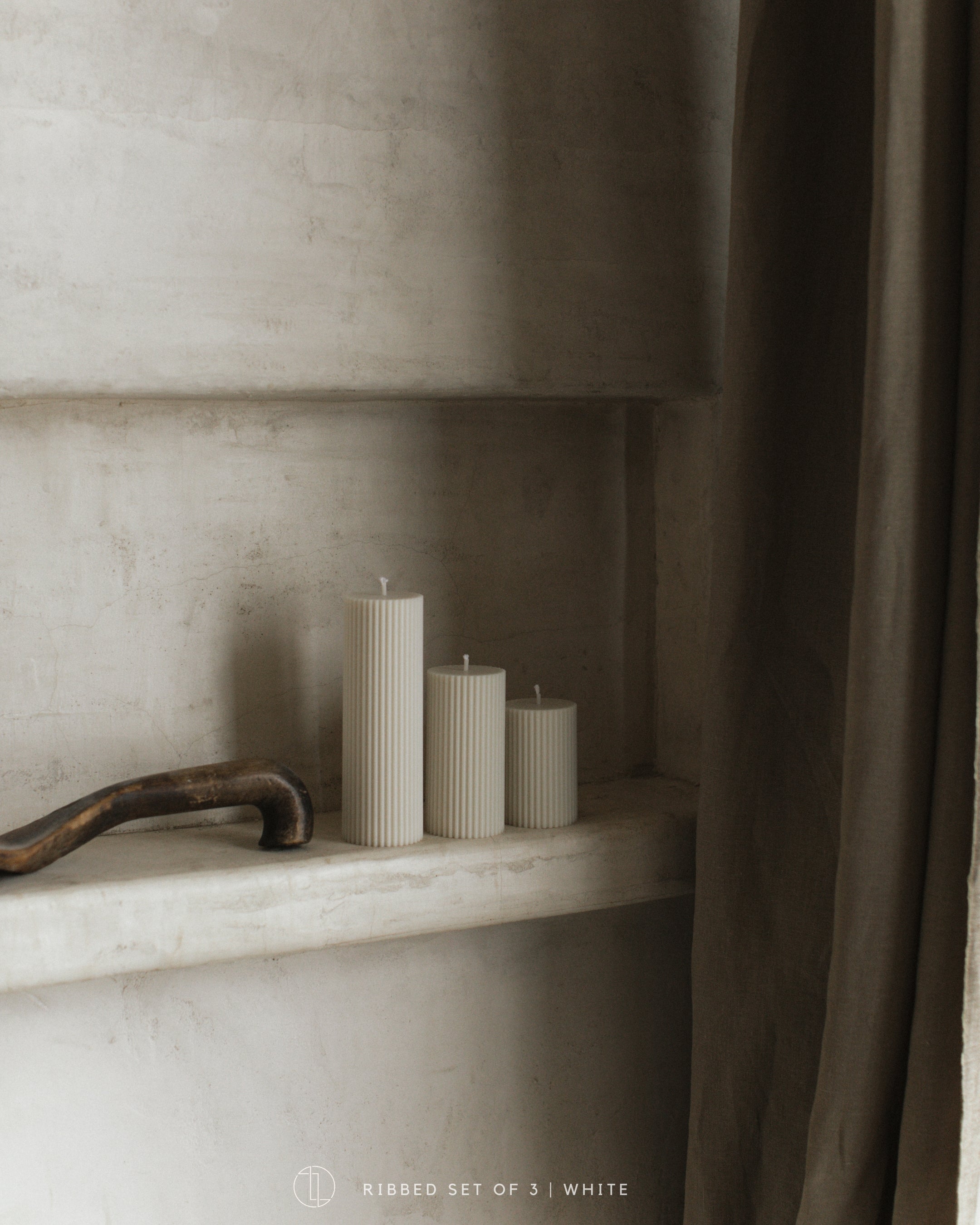 Ribbed Candle