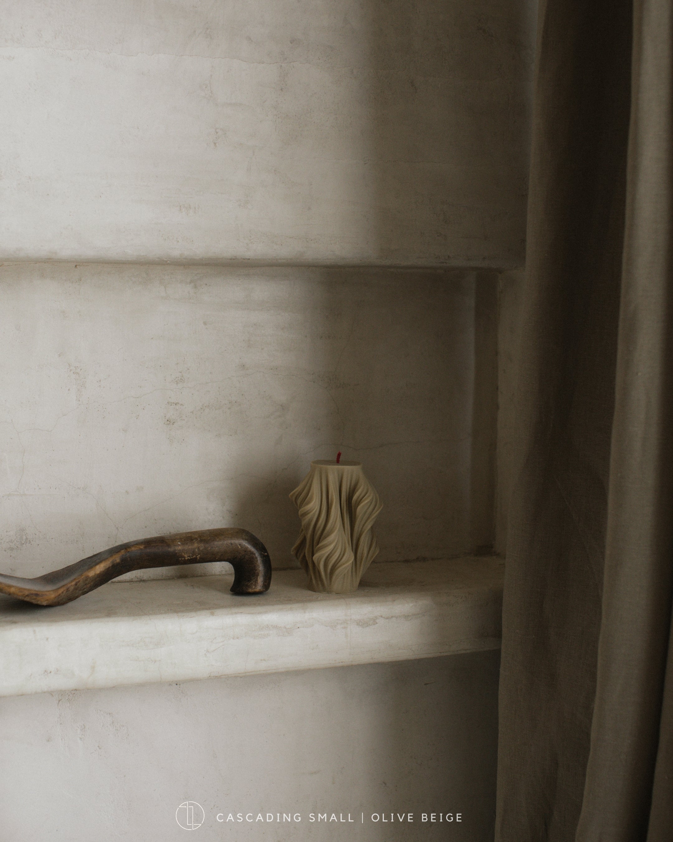 Cascading Wave Candle