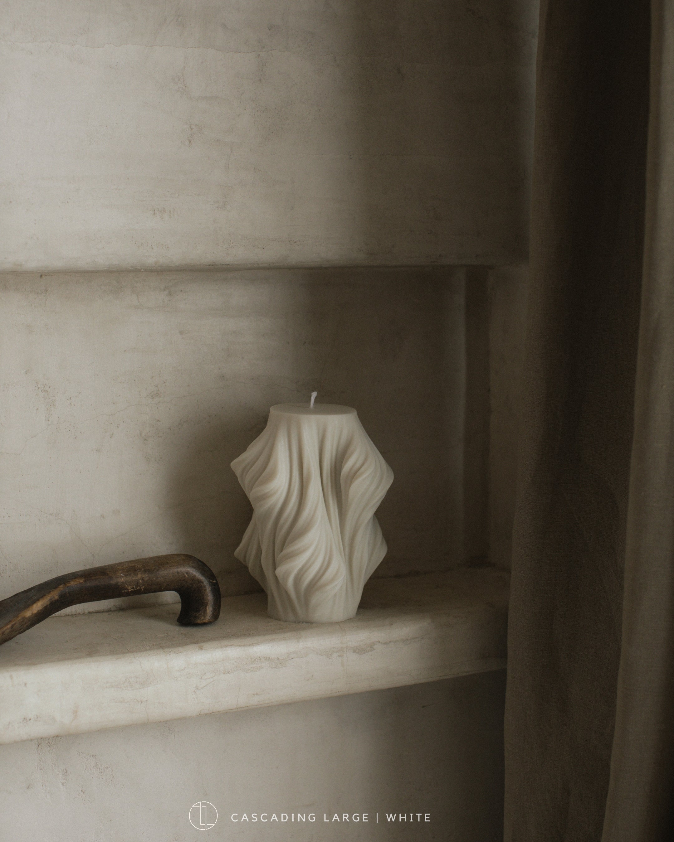 Cascading Wave Candle