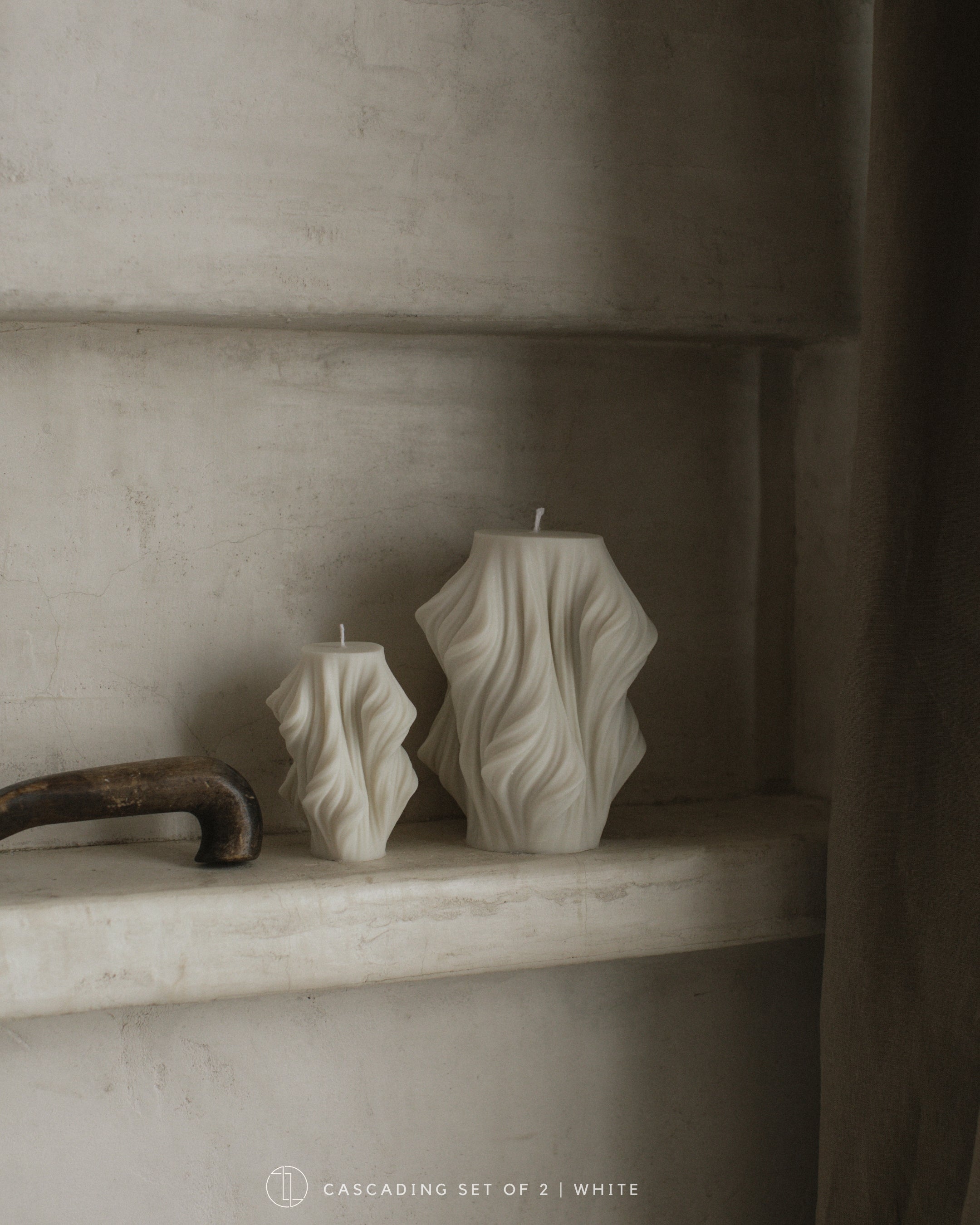 Cascading Wave Candle