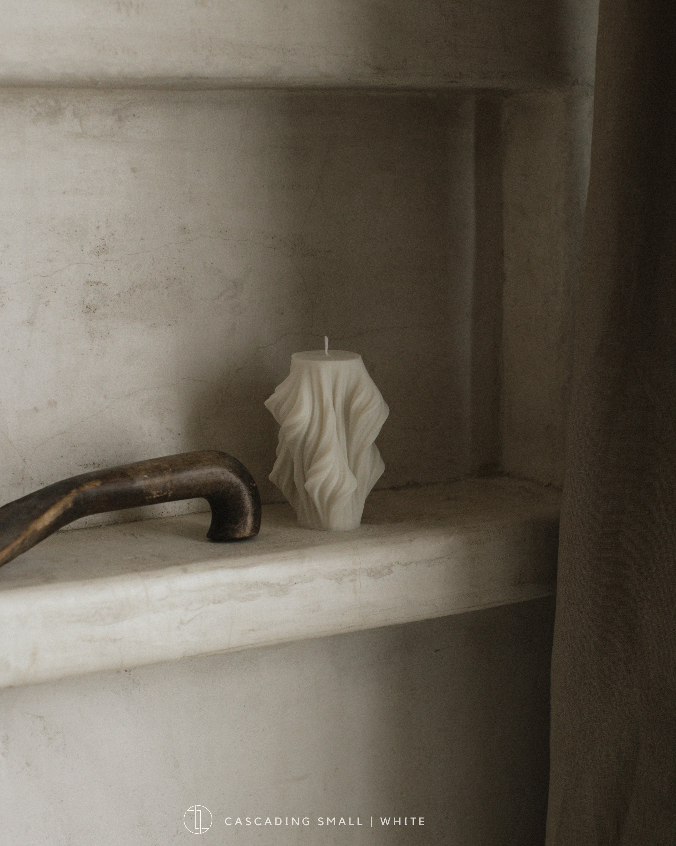 Cascading Wave Candle