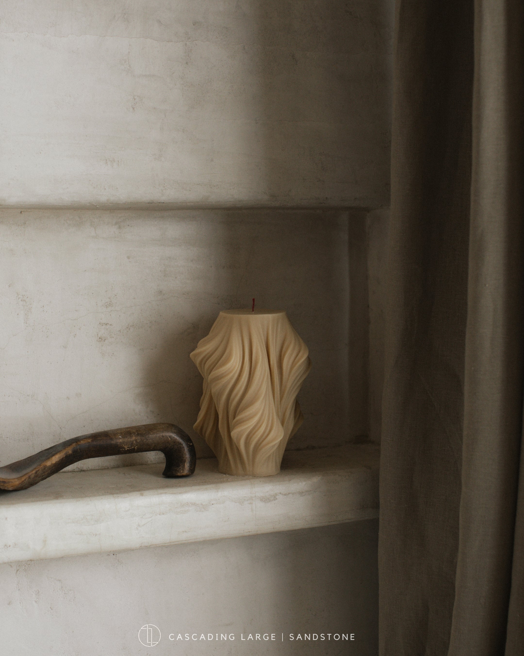 Cascading Wave Candle