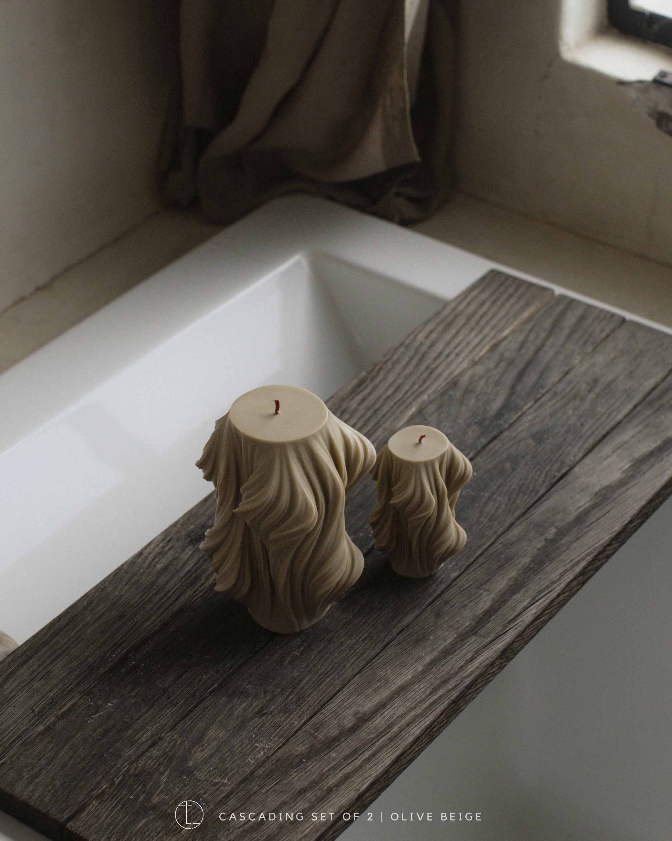 Cascading Wave Candle
