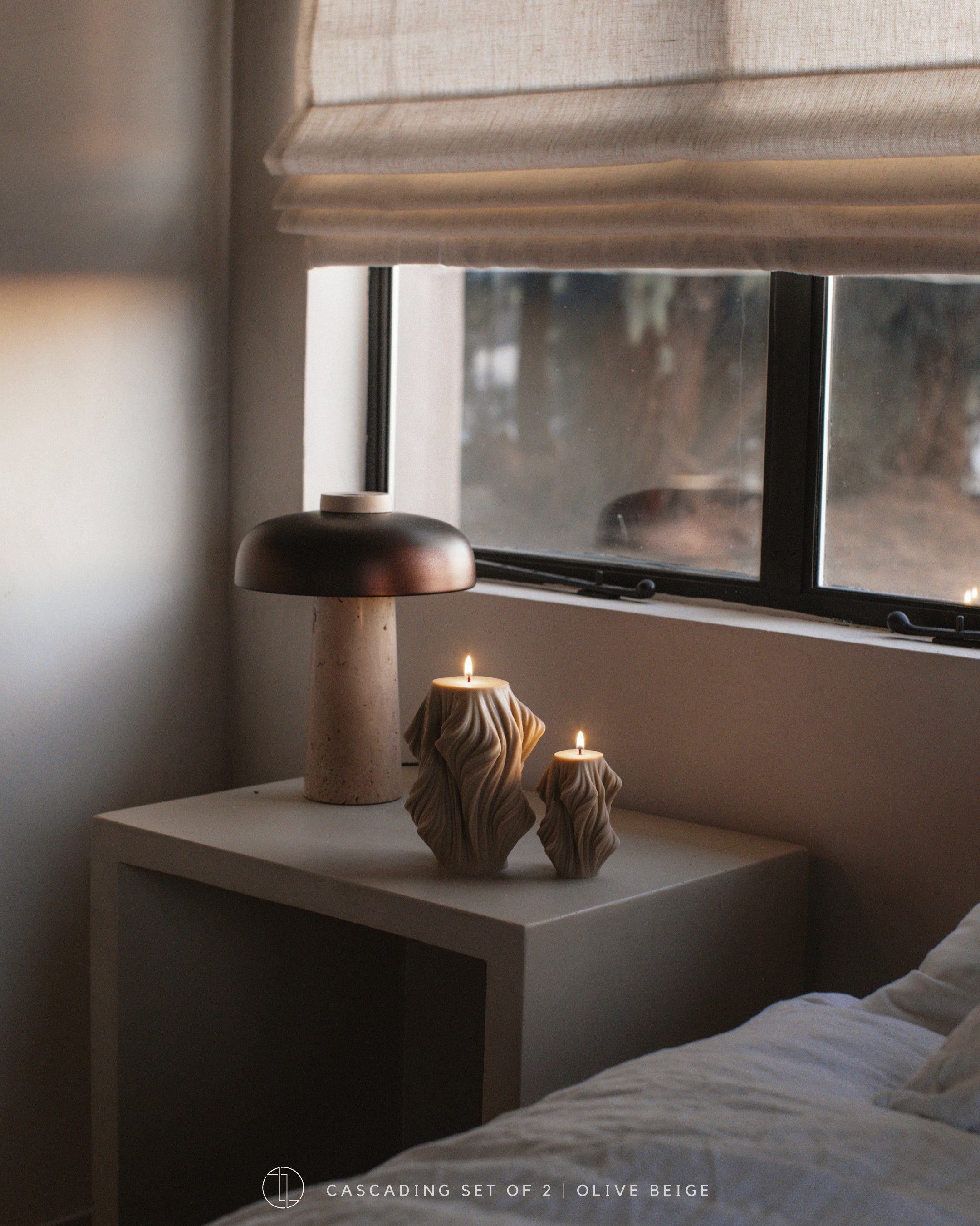 Cascading Wave Candle