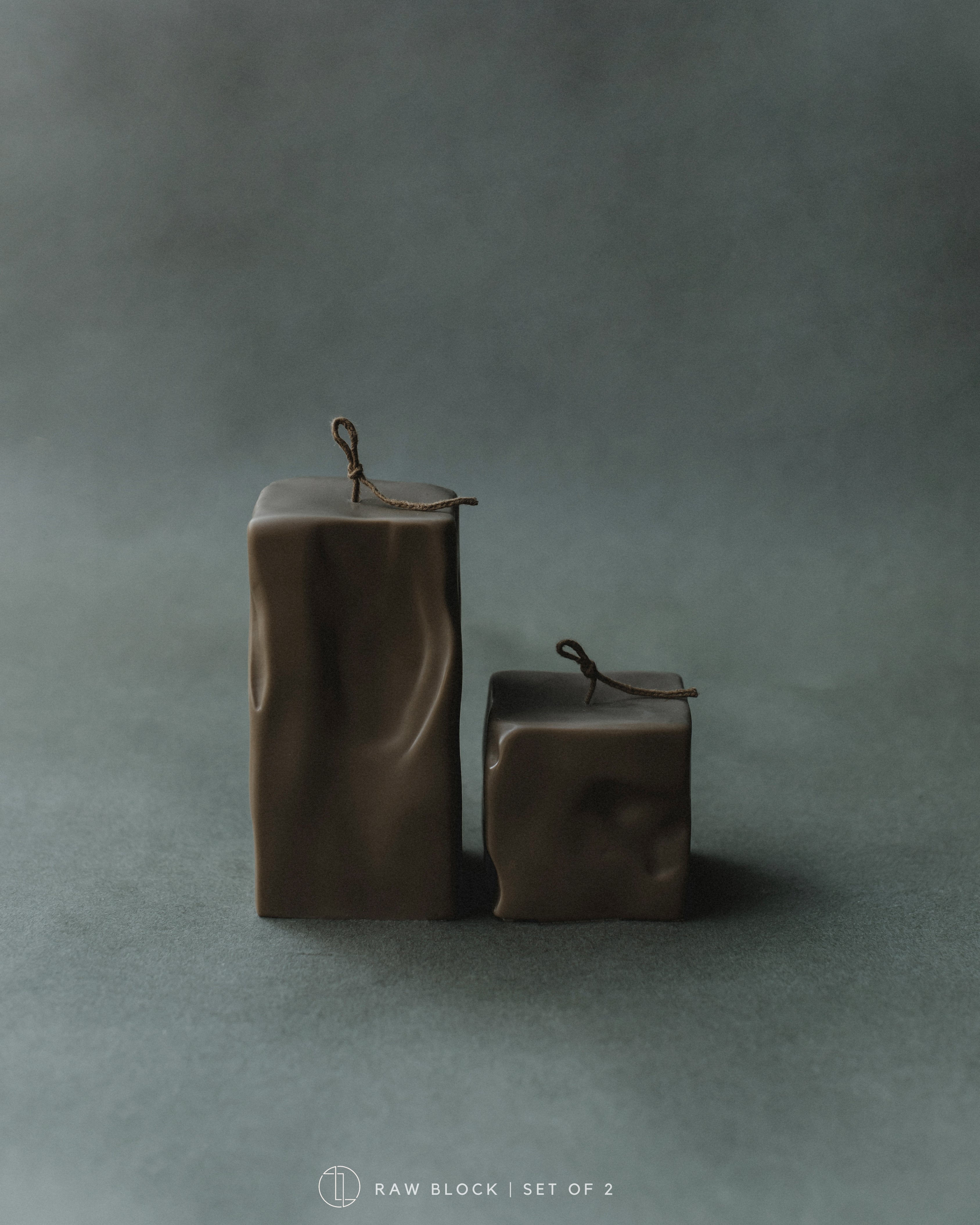 Raw Block Candle