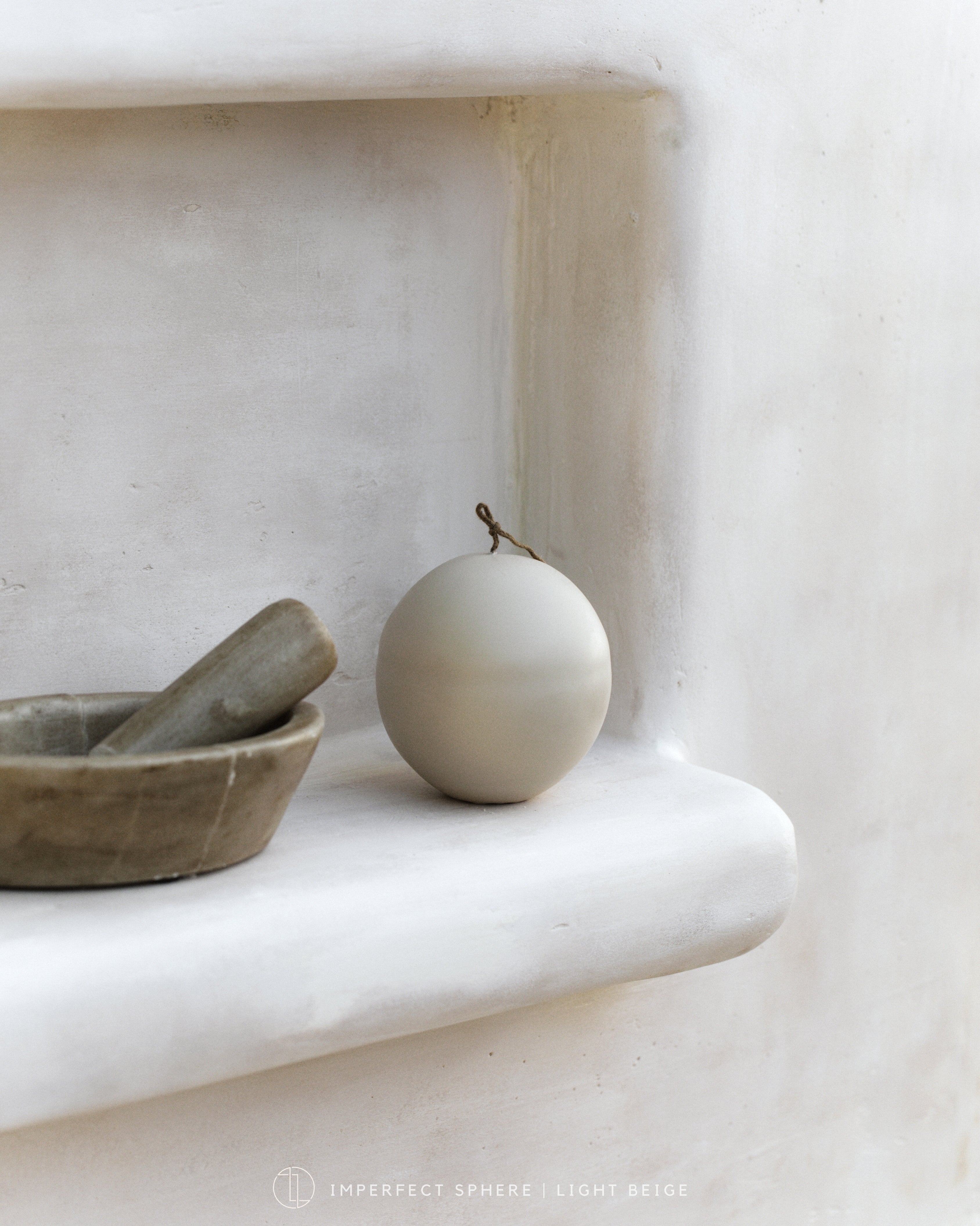 Imperfect Sphere Candle