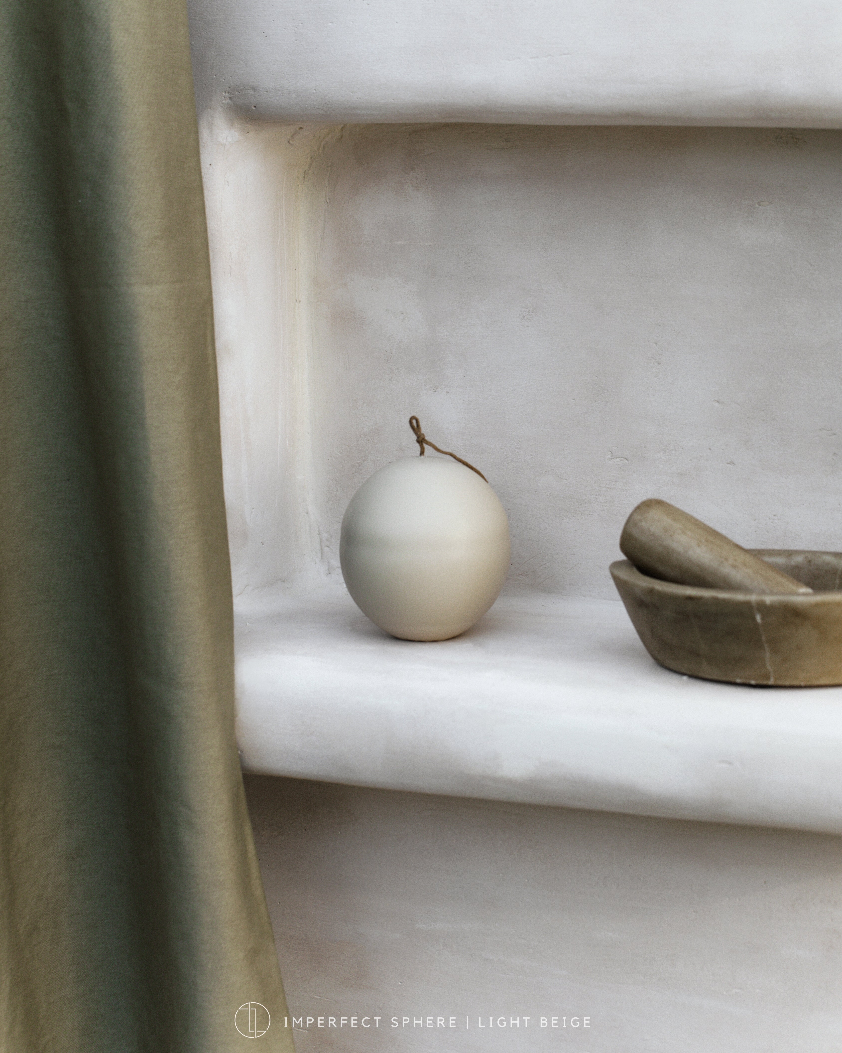Imperfect Sphere Candle