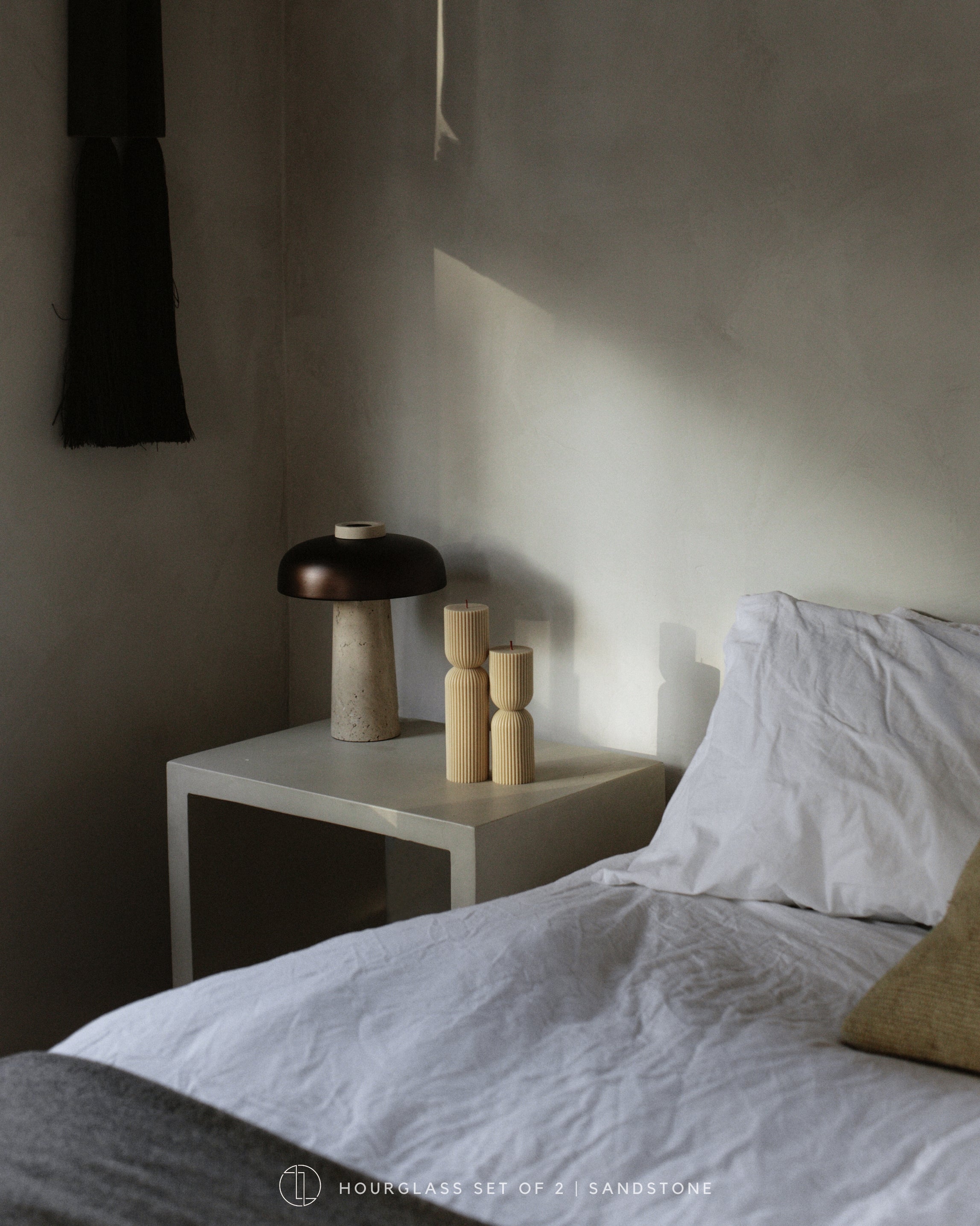 Hourglass Pillar Candle