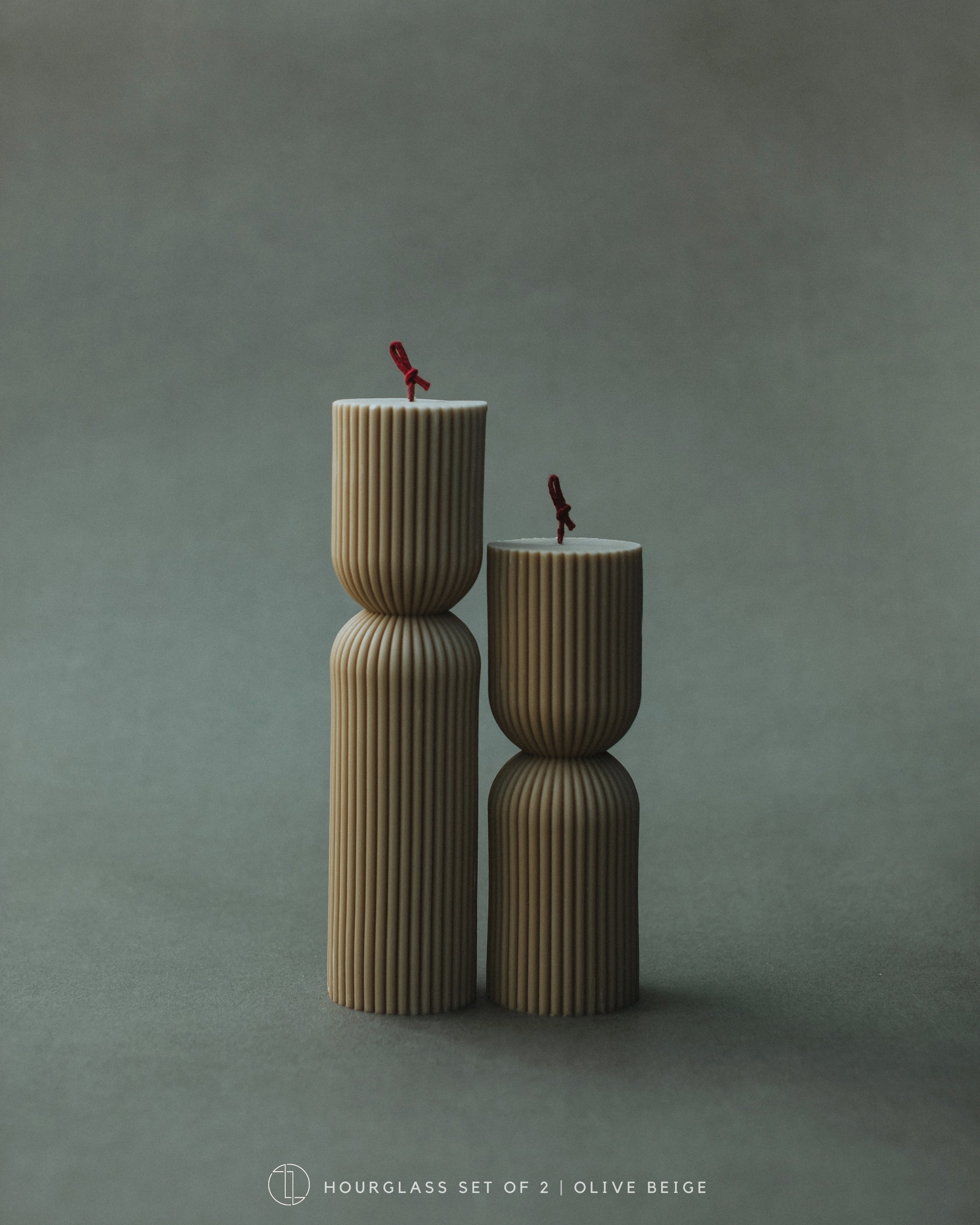 Hourglass Pillar Candle
