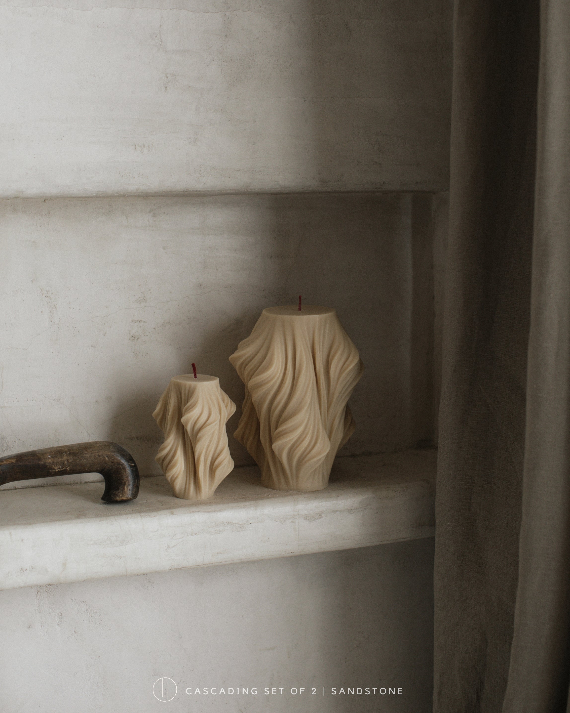 Cascading Wave Candle