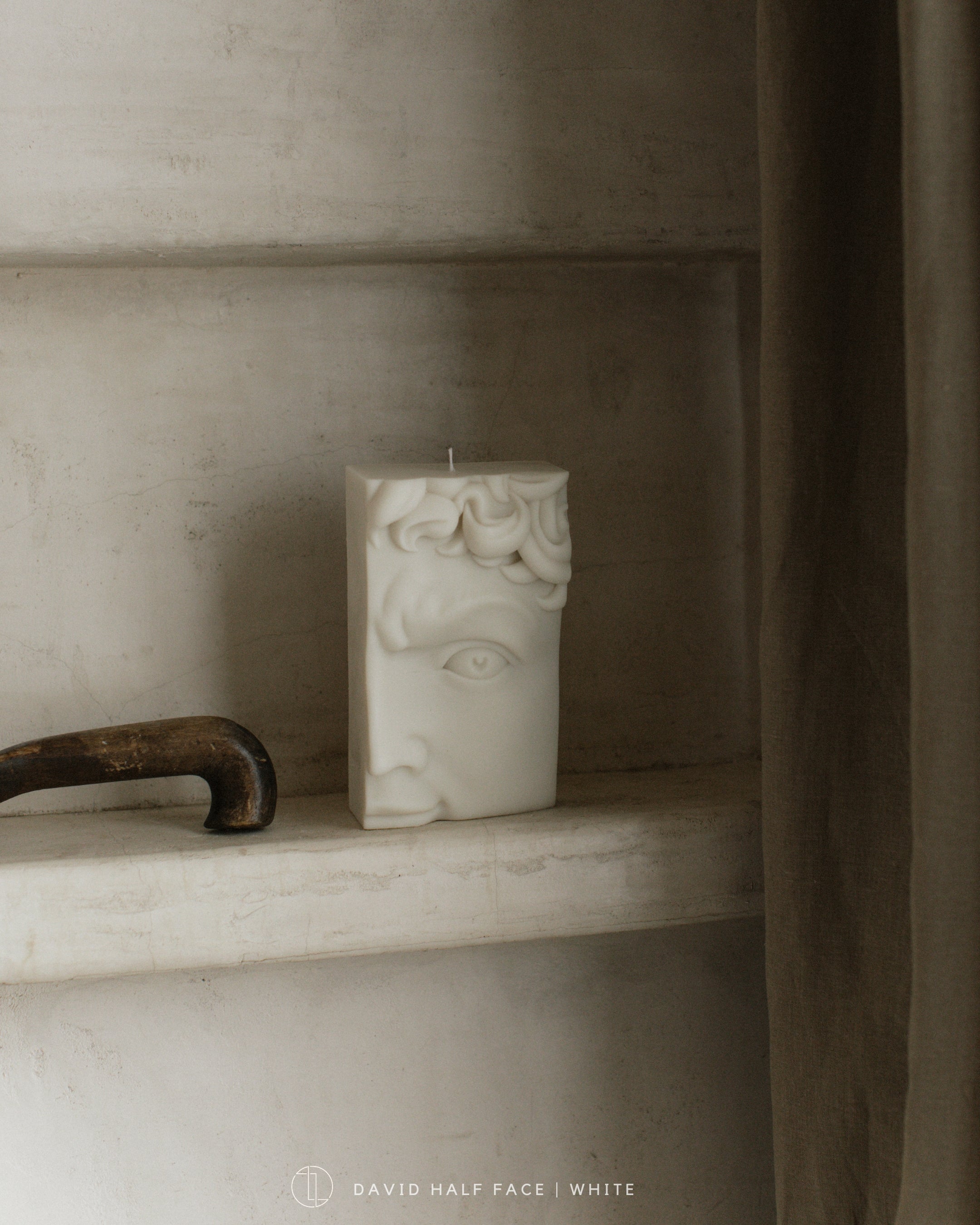 David's Half Face Candle