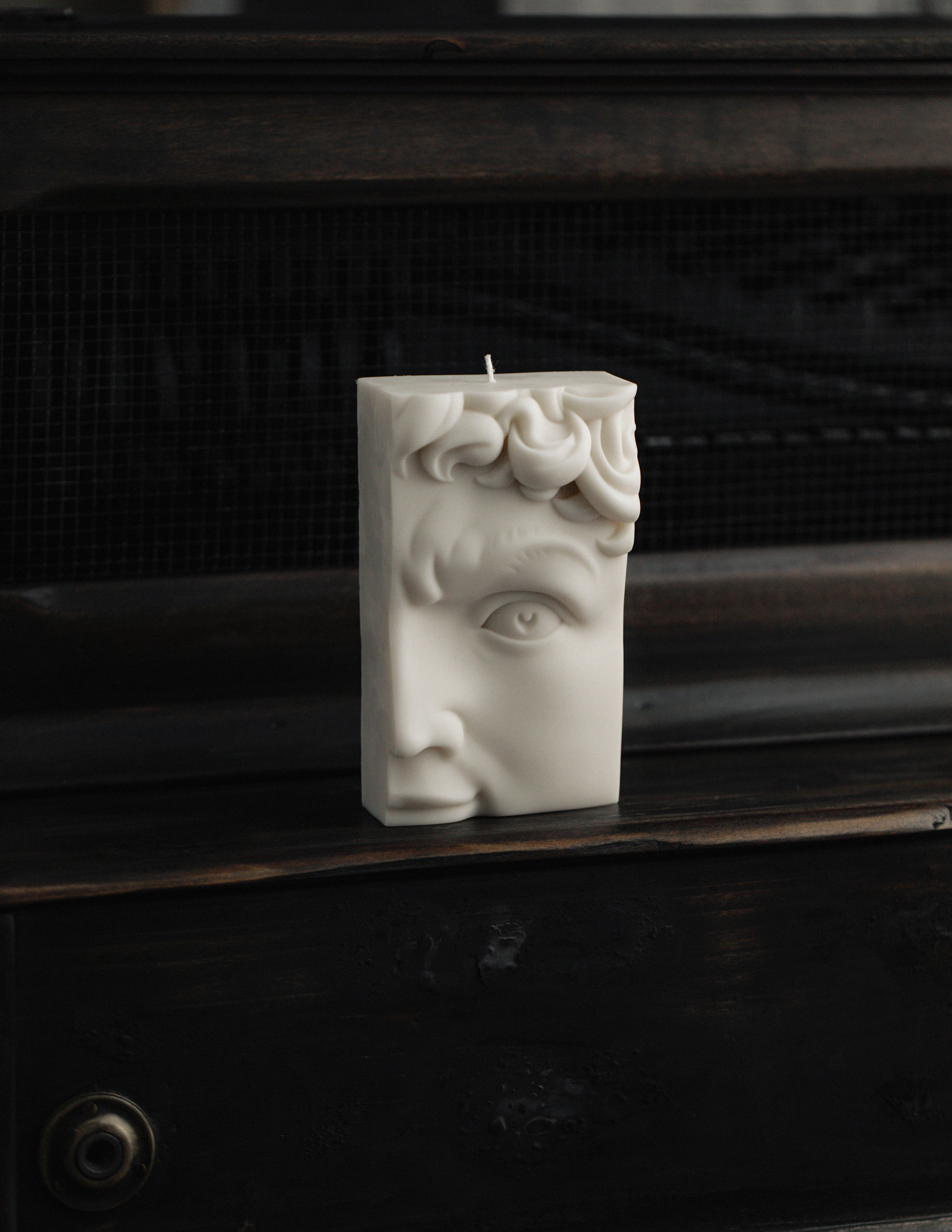 David's Half Face Candle