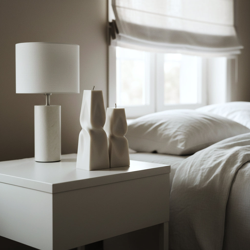 Twisted Pyramid Candle