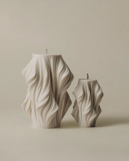 Cascading Wave Candle