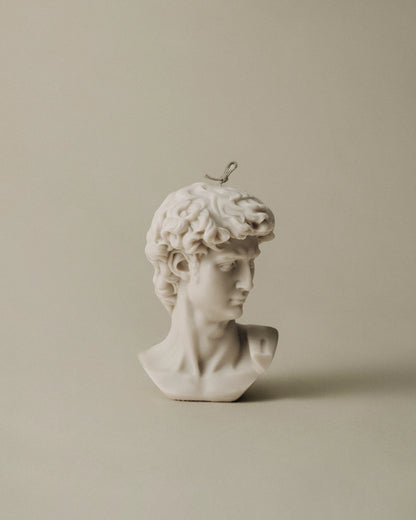 David Bust Candle