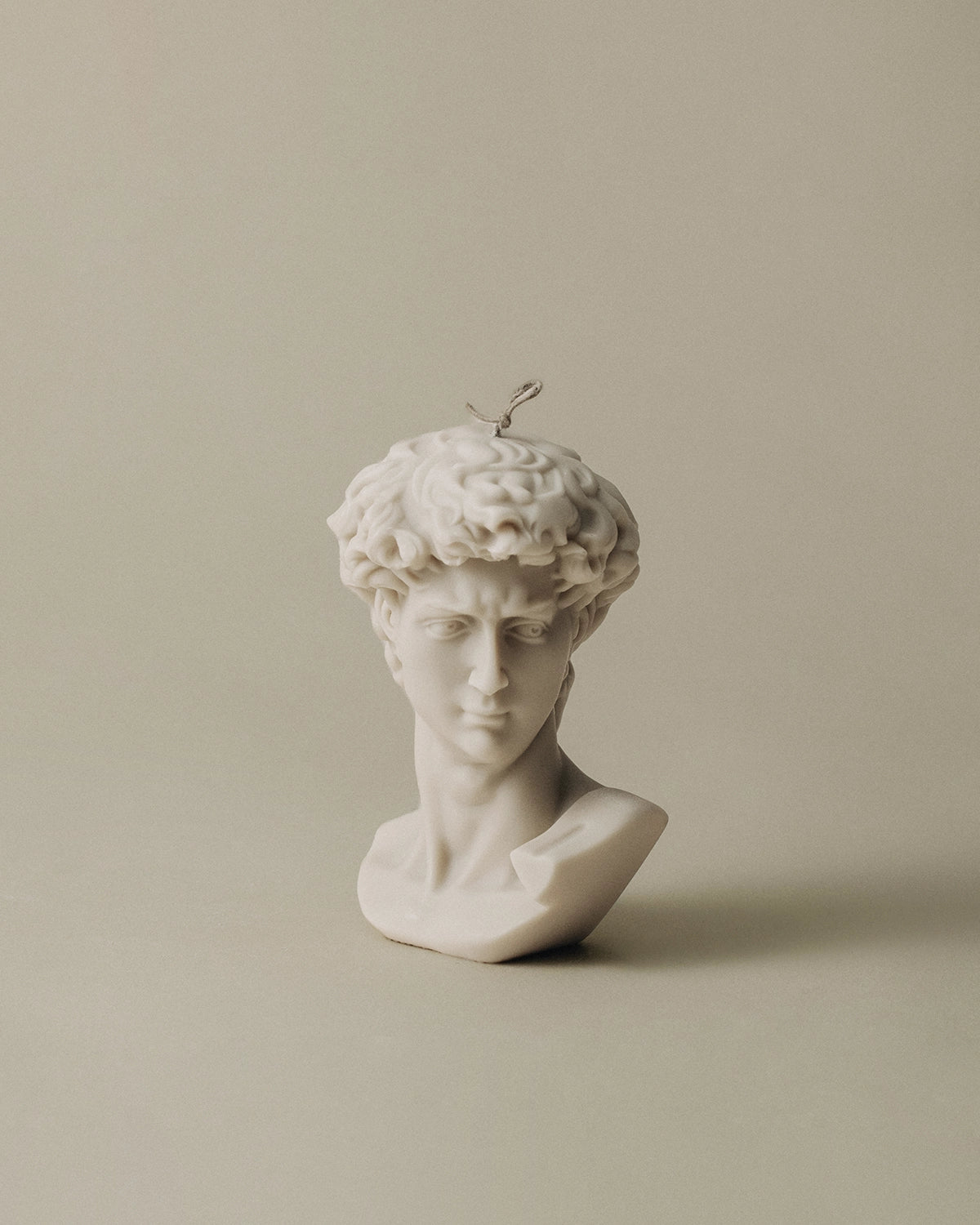David Bust Candle