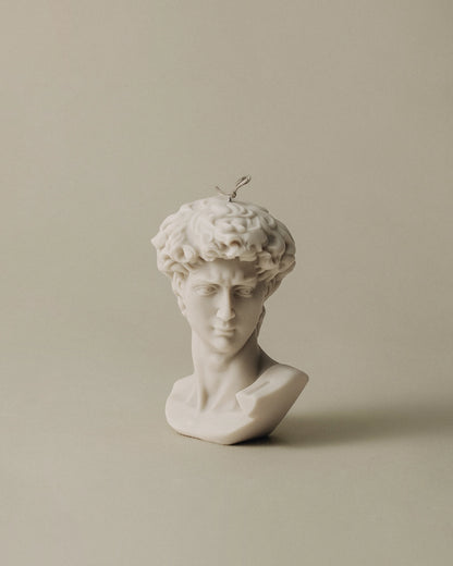 David Bust Candle